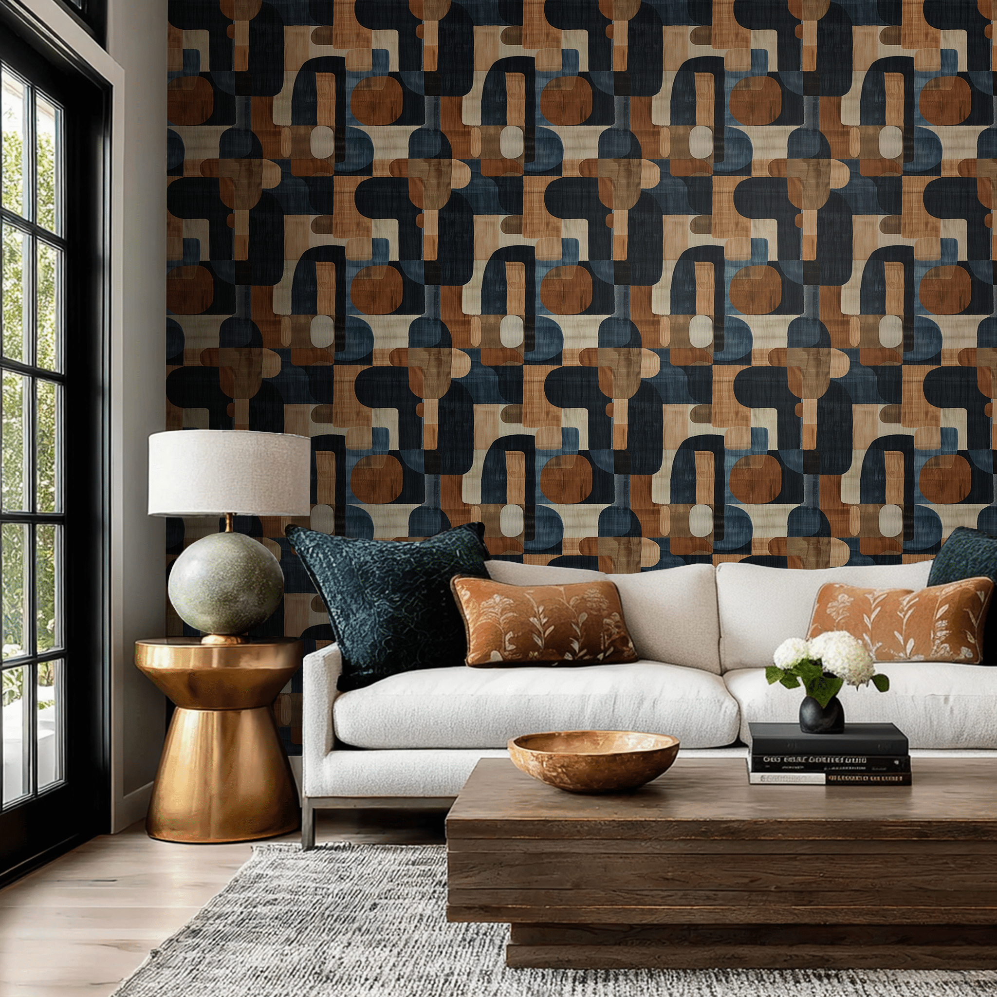 Nathan Alan Wallpaper - Benton Lane Home - Painted Paper