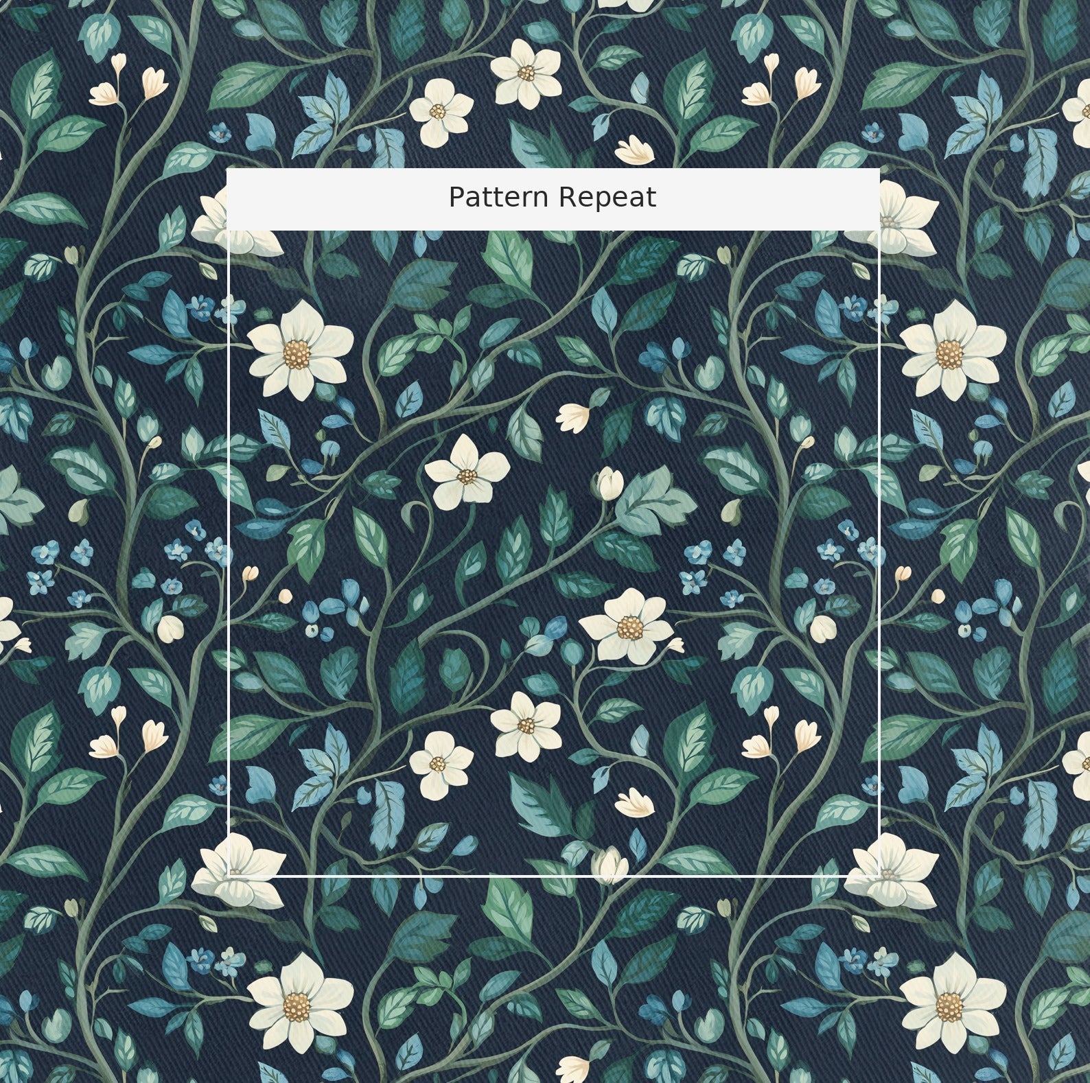 Navy - Fabric - Benton Lane Home - Lemon Park