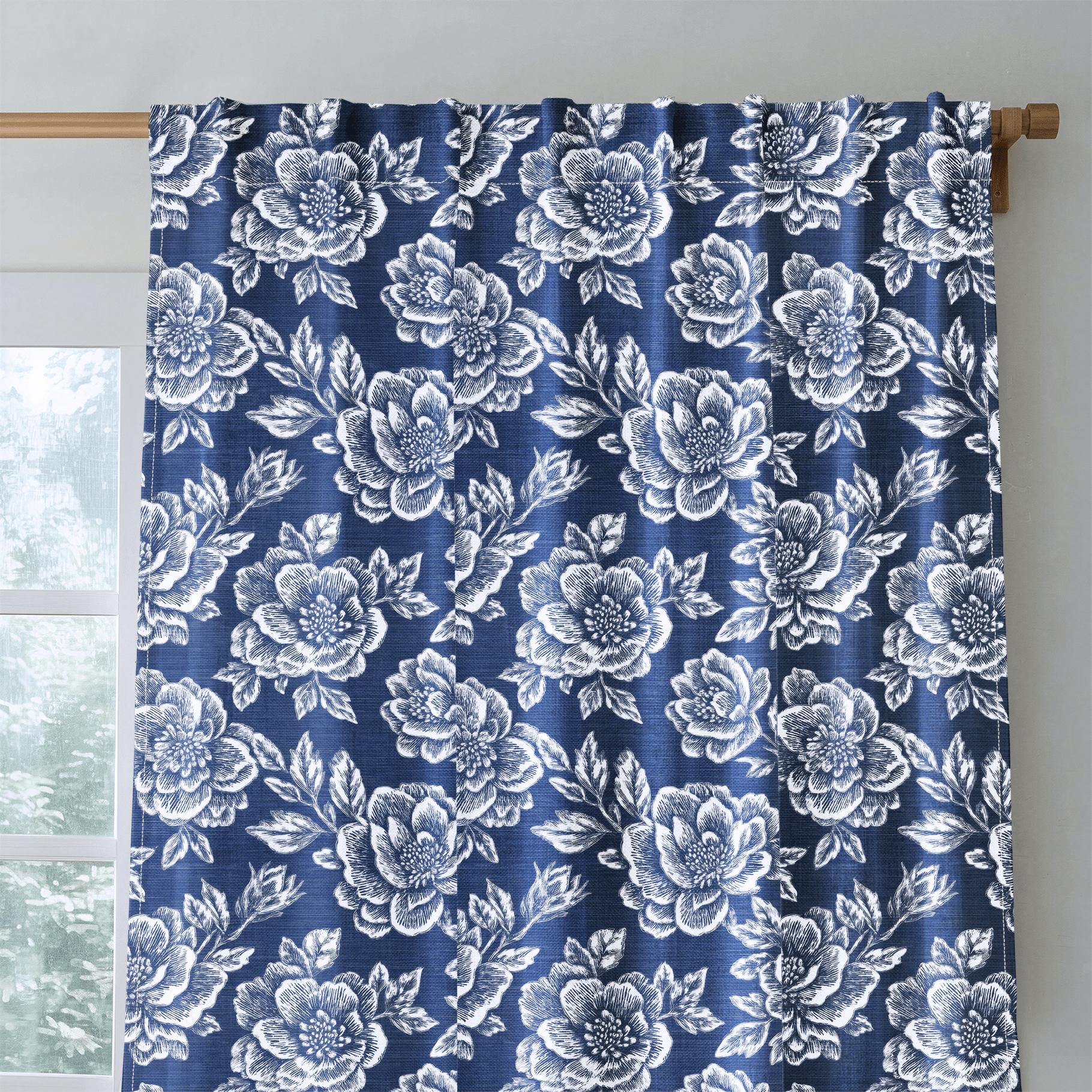 Navy Night - Drapery - Lemon Park