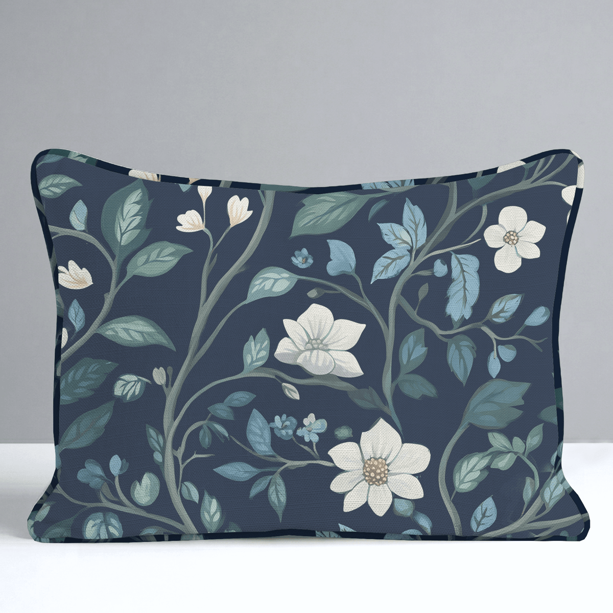 Navy Throw Pillow - Lemon Park