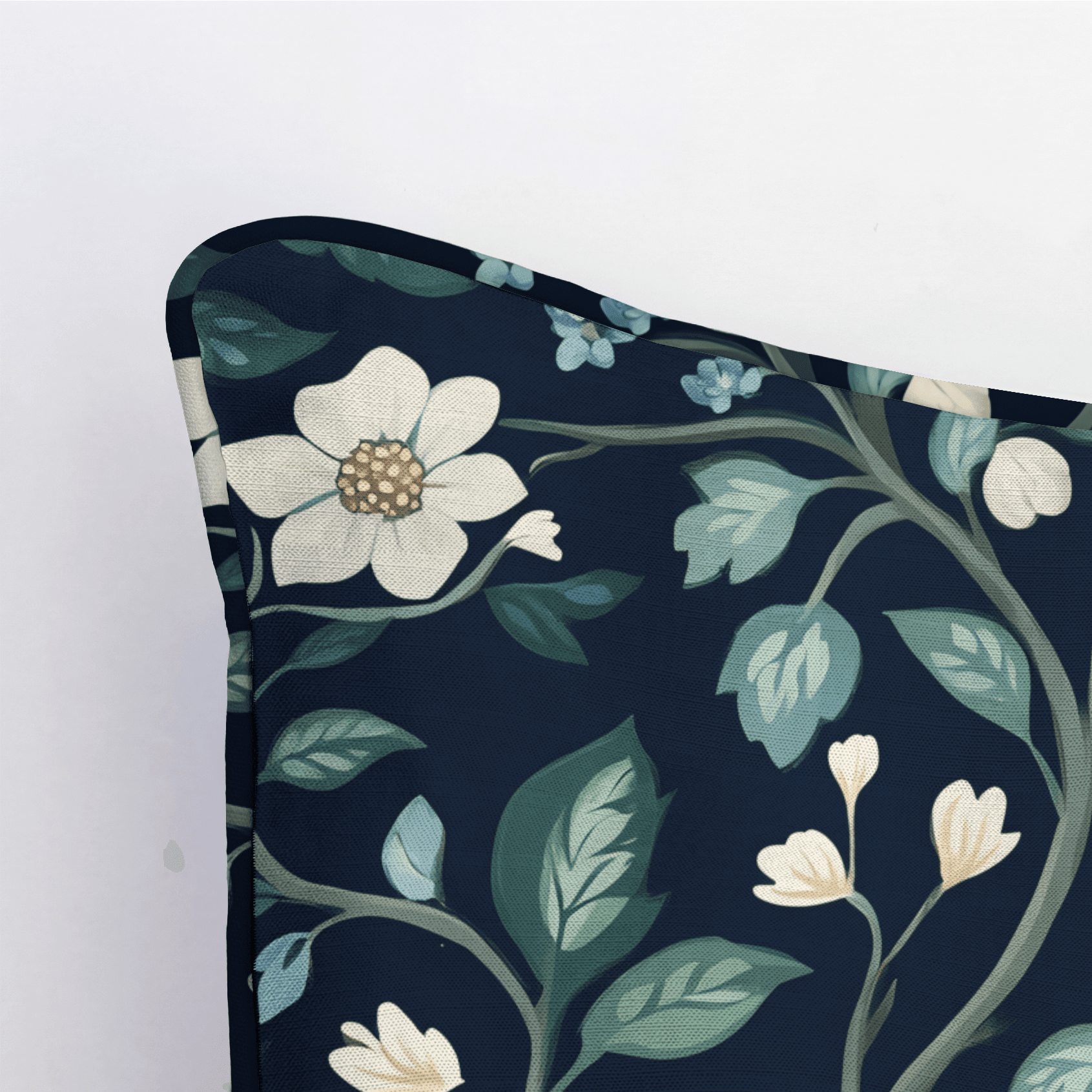 Navy Throw Pillow - Benton Lane Home - Lemon Park