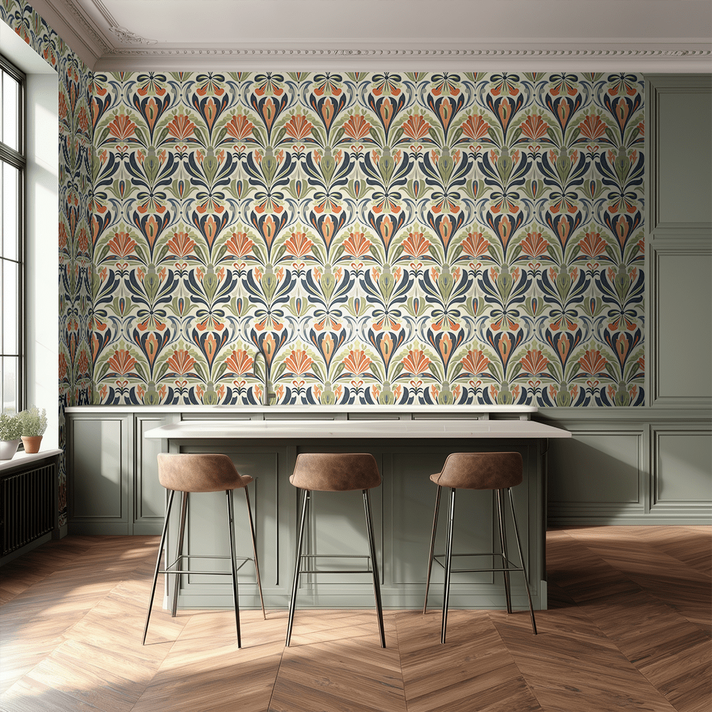 Nellie Wallpaper - Benton Lane Home - Painted Paper