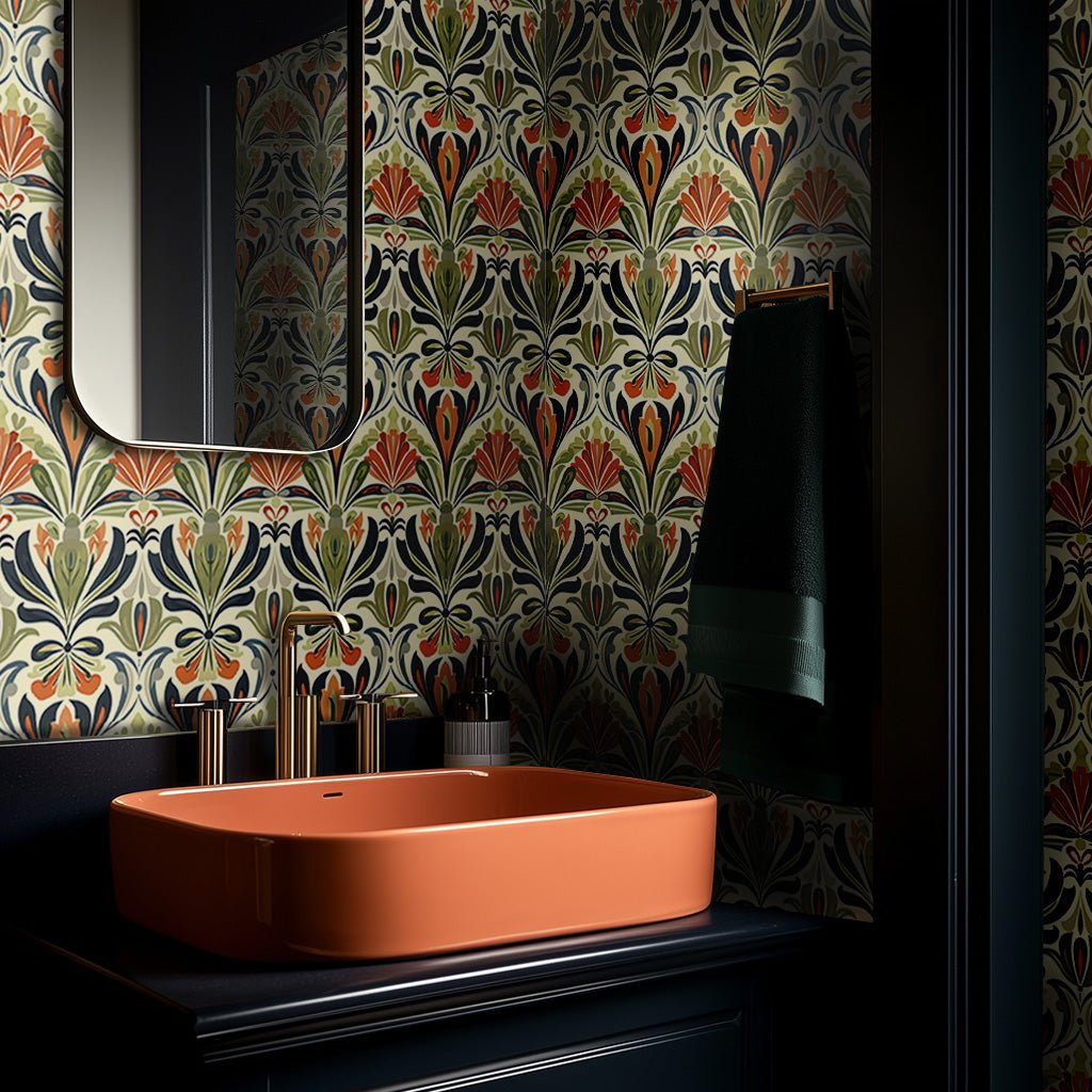 Nellie Wallpaper - Benton Lane Home - Painted Paper