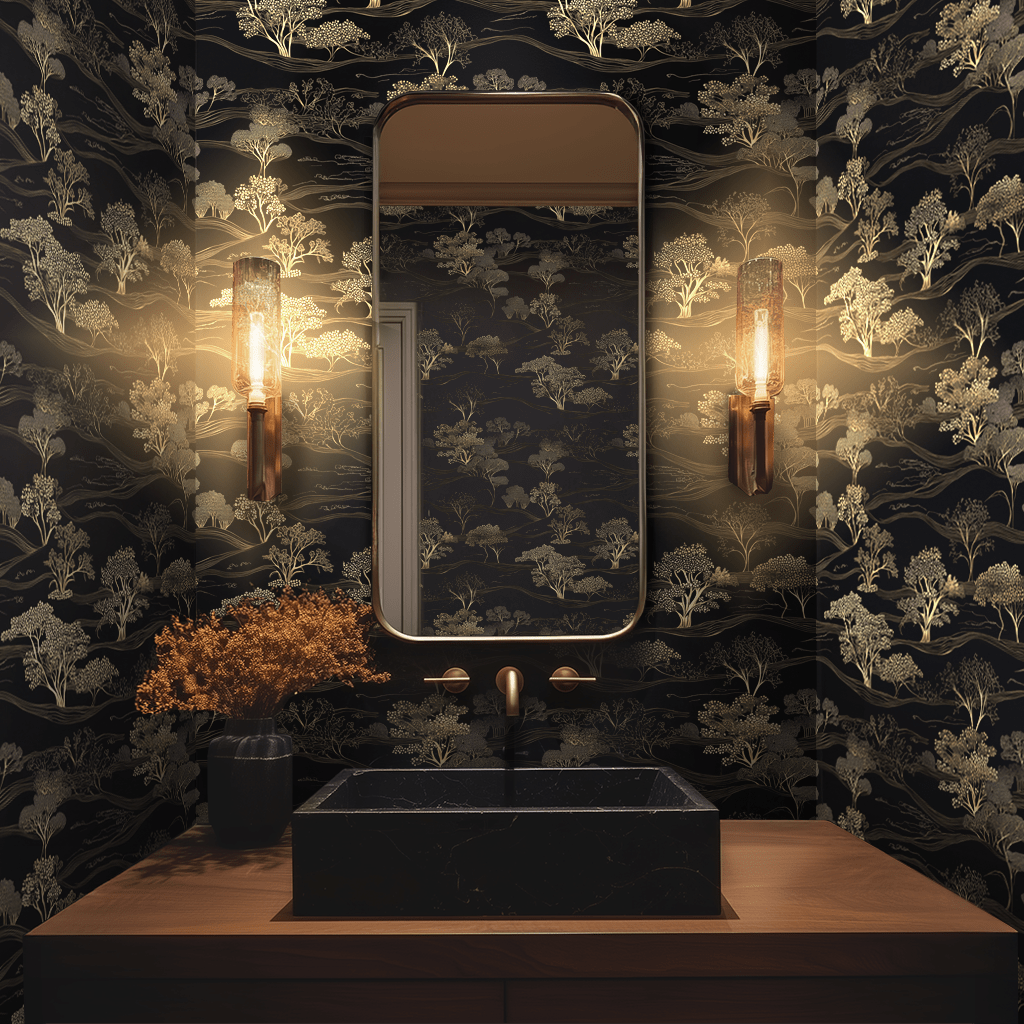 Nightfall Wallpaper - Benton Lane Home - Painted Paper