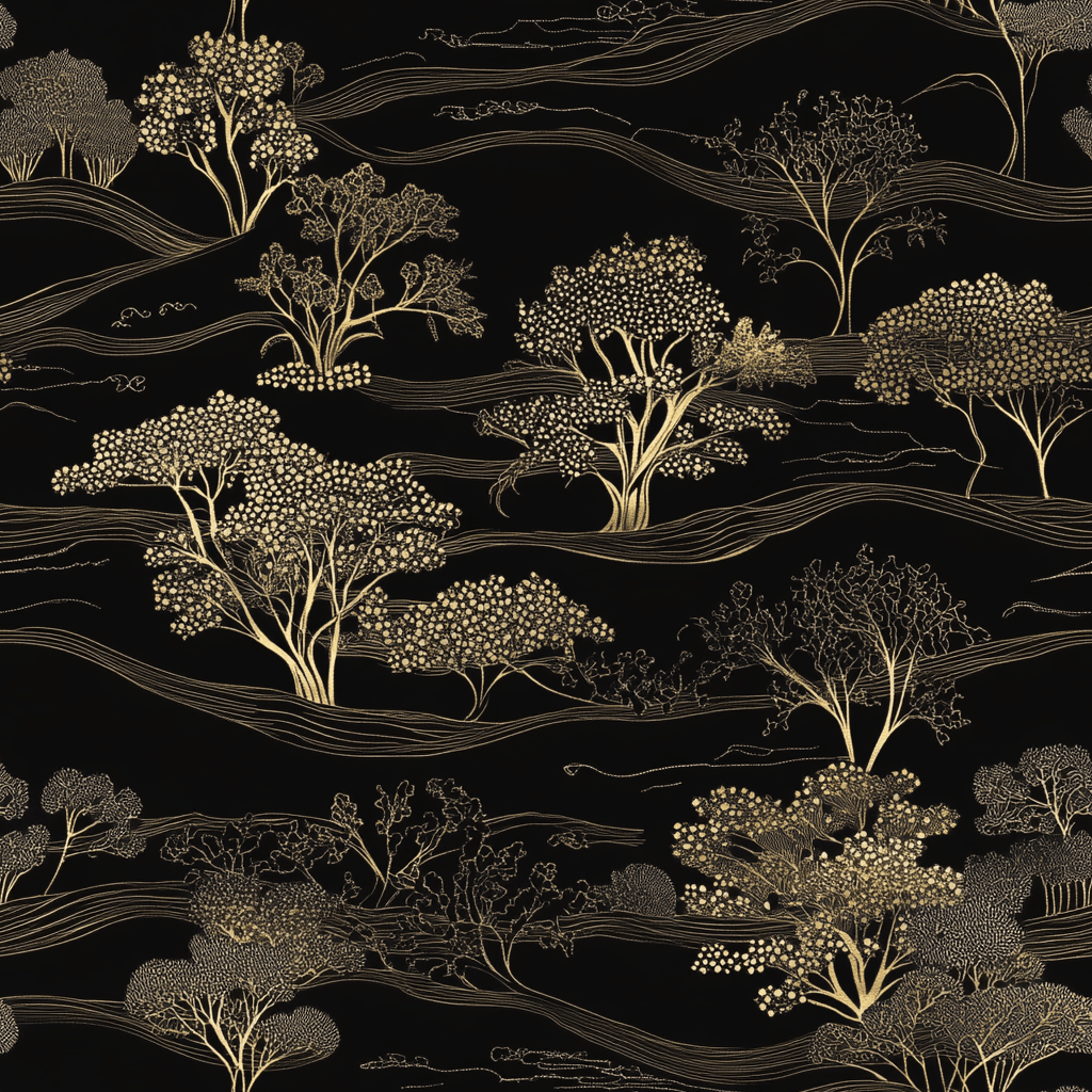 Nightfall Wallpaper - Benton Lane Home - Painted Paper