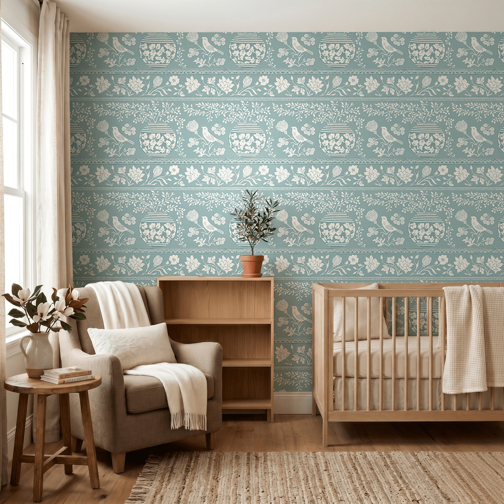 Nightingale's Reverie Wallpaper - Benton Lane Home - Benton Lane