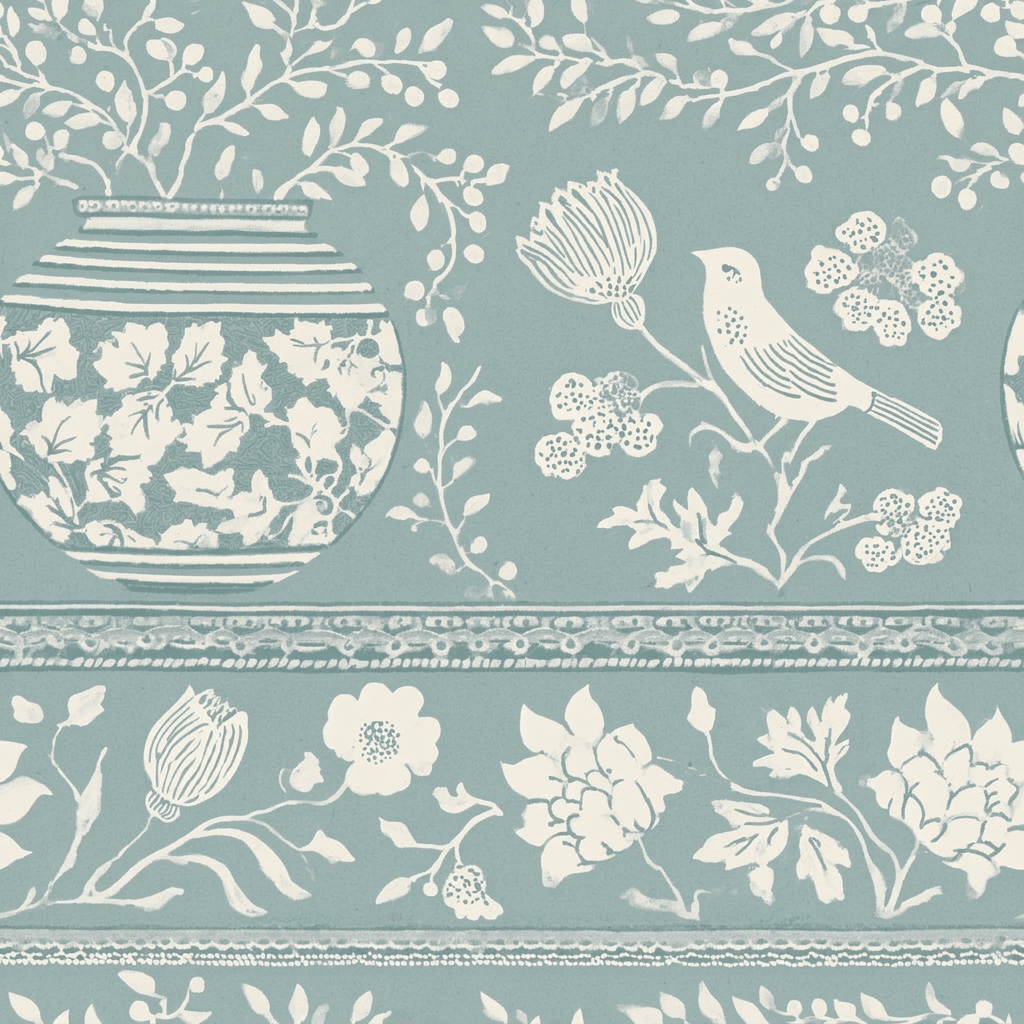 Nightingale's Reverie Wallpaper - Benton Lane Home - Benton Lane