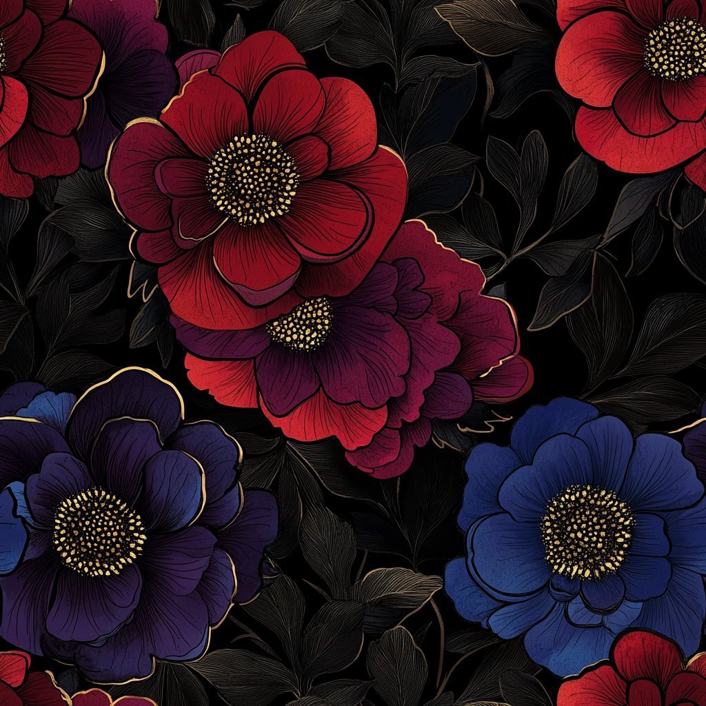 Nightshade Noir - Benton Lane Home - Painted Paper