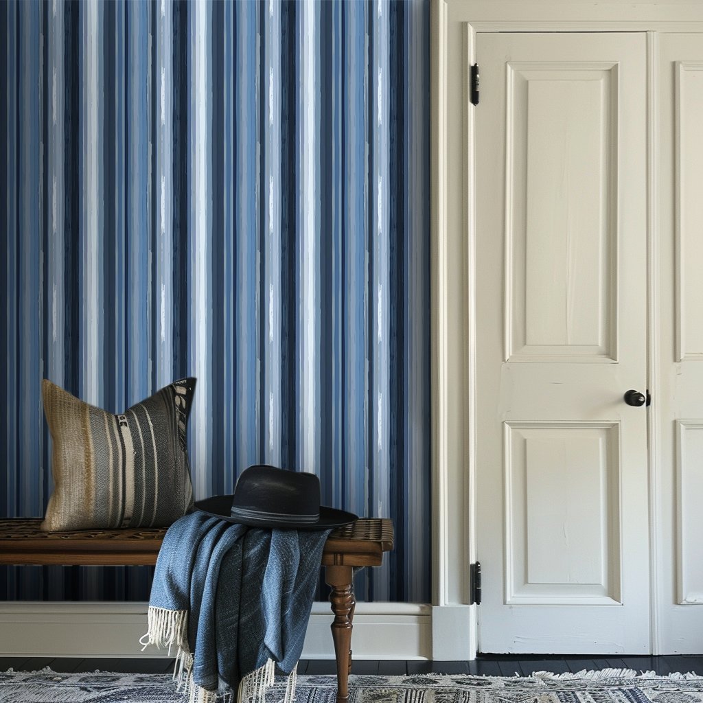 Noah Wallpaper - Benton Lane Home - Painted Paper