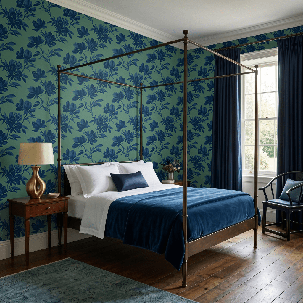 Nocturne Blossom Wallpaper - Benton Lane Home - Benton Lane