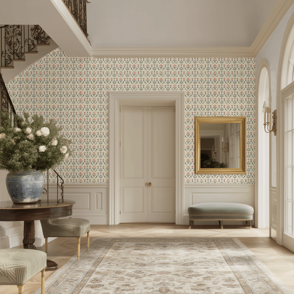 Nordic Spring Wallpaper - Painted Paper