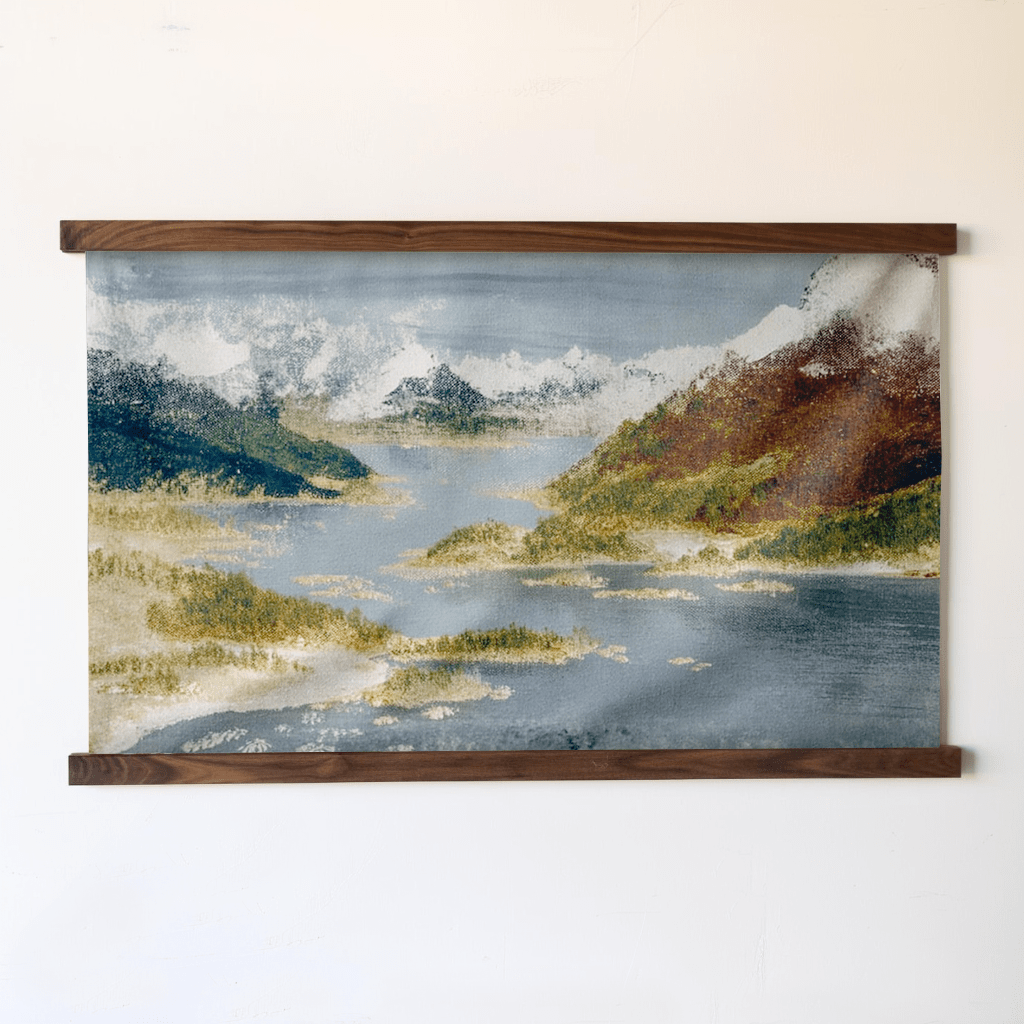 Norwegian Fjords - Tapestry - Benton Lane Home - Lemon Park
