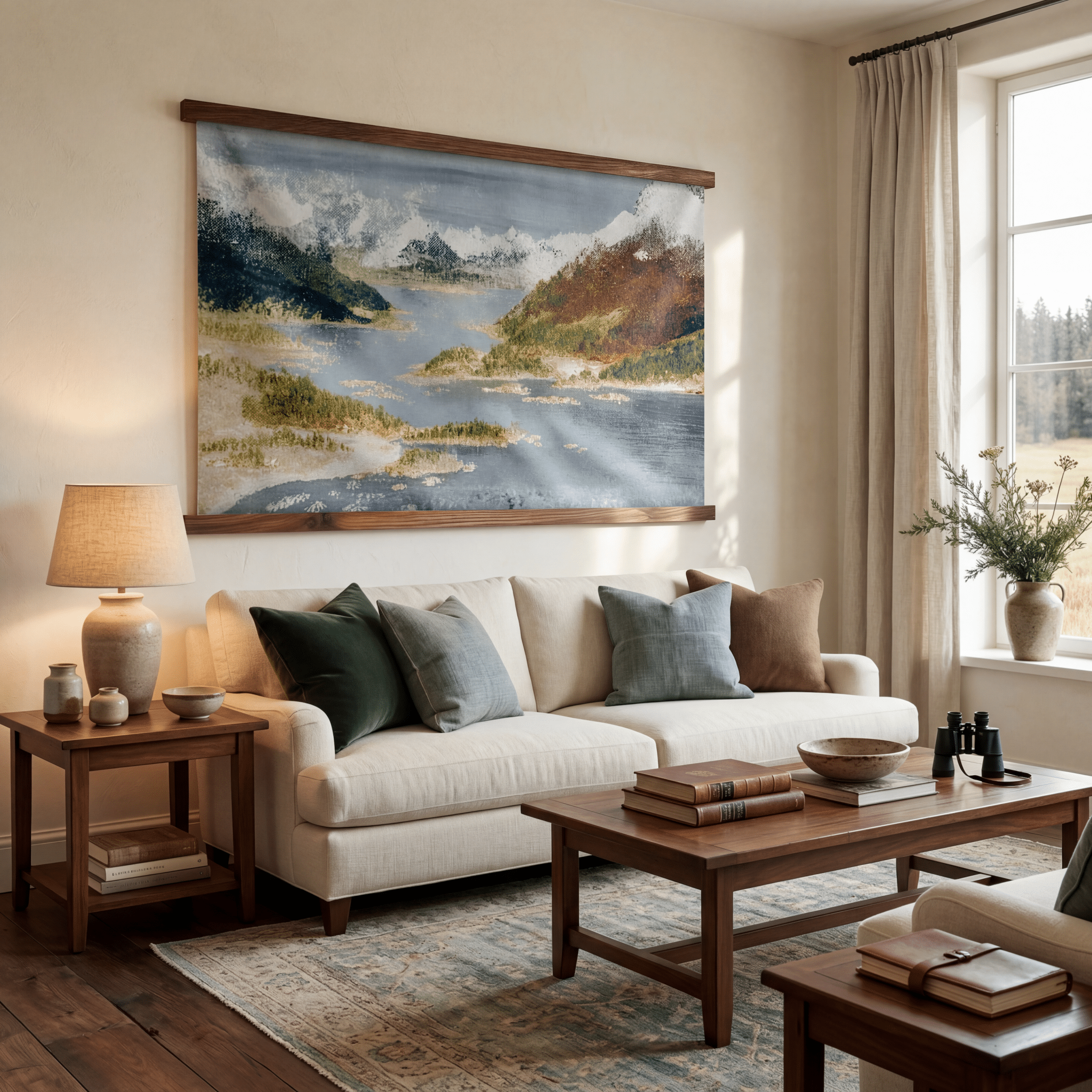 Norwegian Fjords - Tapestry - Benton Lane Home - Lemon Park