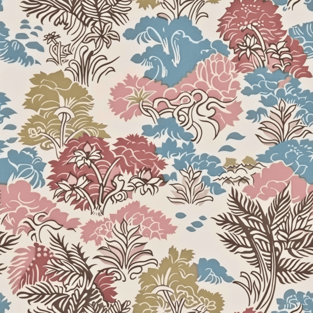 Nostalgic Garden 2 Wallpaper - Benton Lane Home - Painted Paper