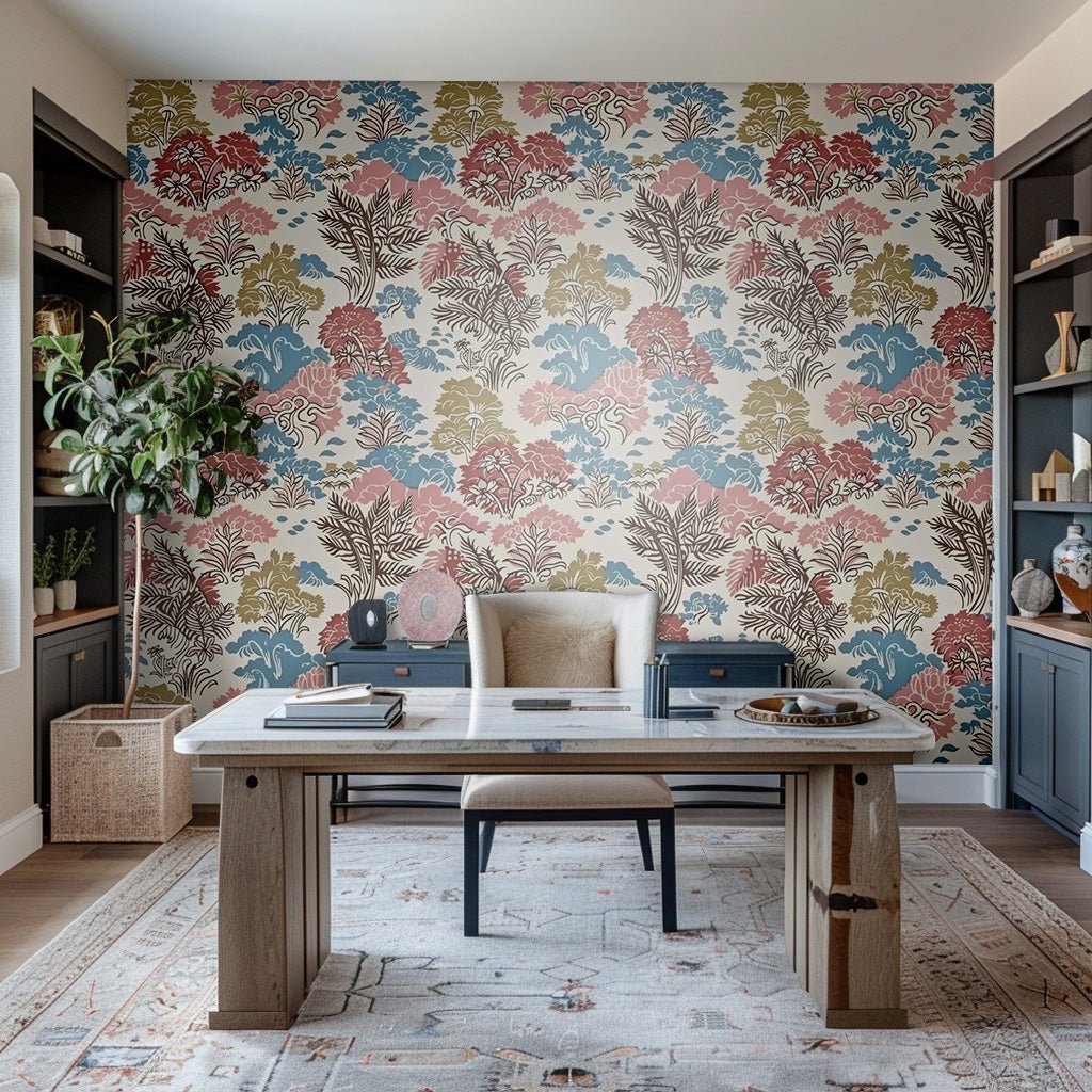 Nostalgic Garden 2 Wallpaper - Benton Lane Home - Painted Paper