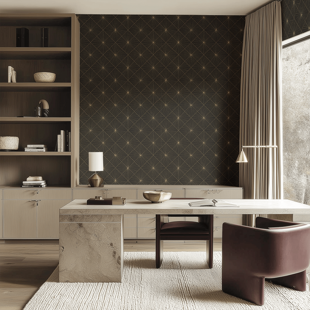 Nova Lattice Wallpaper - Benton Lane Home - Painted Paper