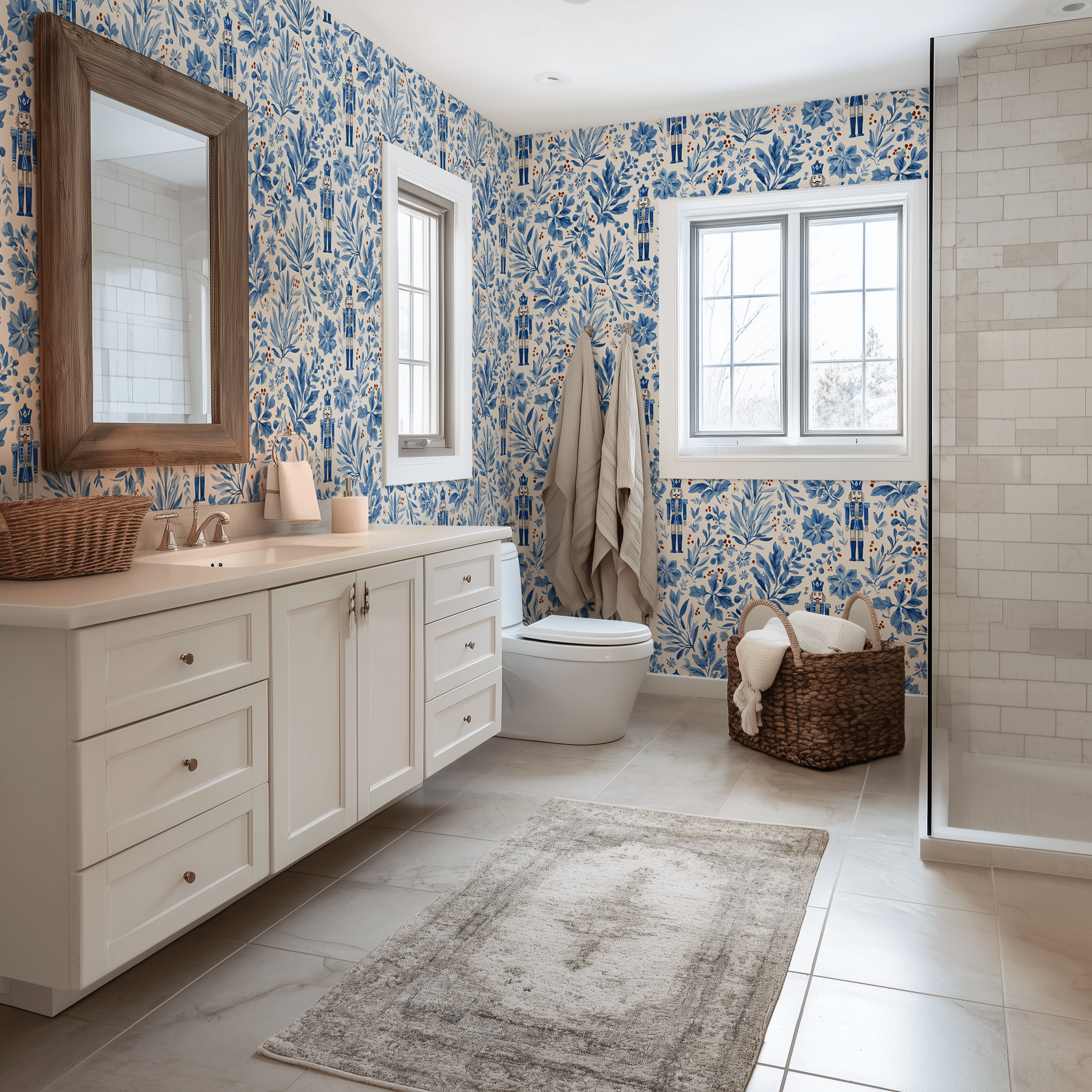 Nutcracker Suite Wallpaper - Benton Lane Home - Painted Paper