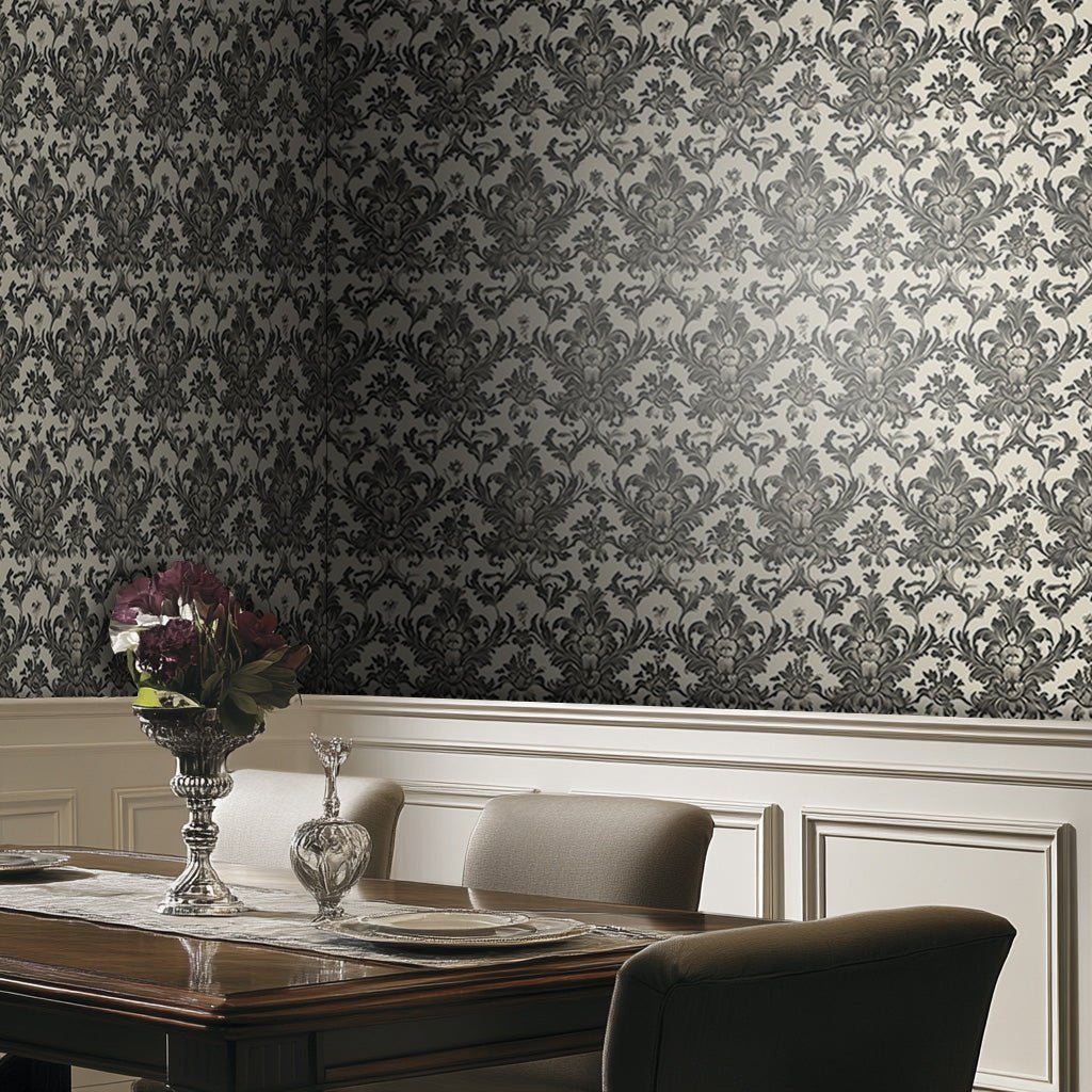 Obsidian Flourish - Benton Lane Home - Painted Paper