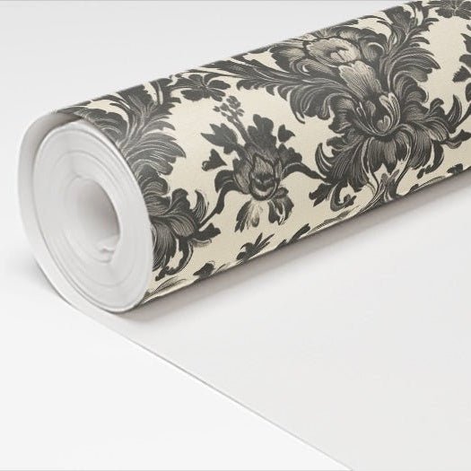 Obsidian Flourish - Benton Lane Home - Painted Paper