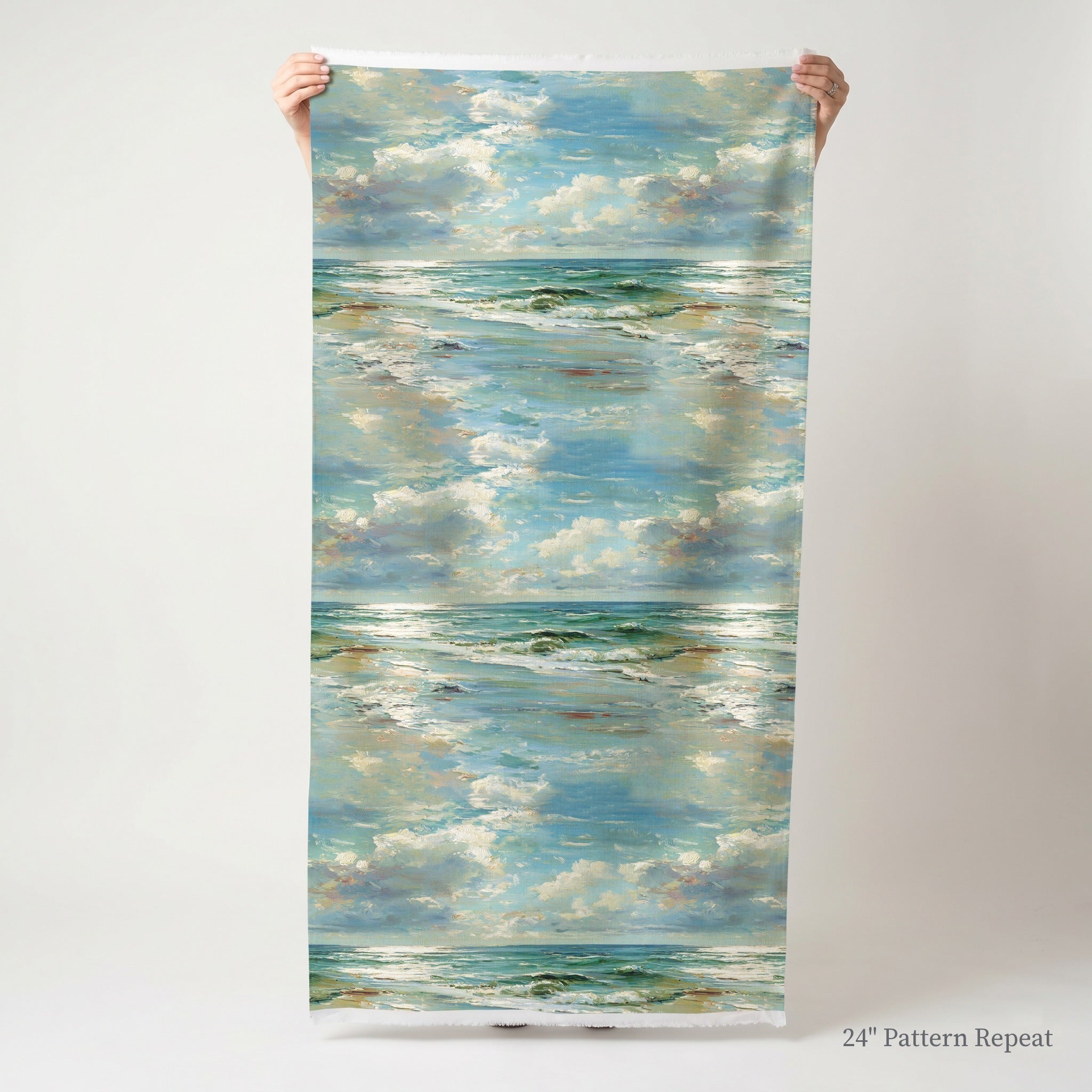 Ocean - Fabric - Lemon Park