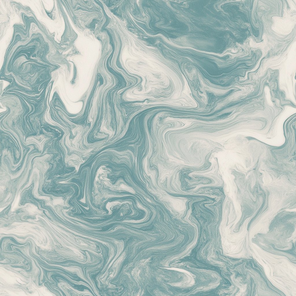 Ocean Marble - Benton Lane Home - Painted Paper