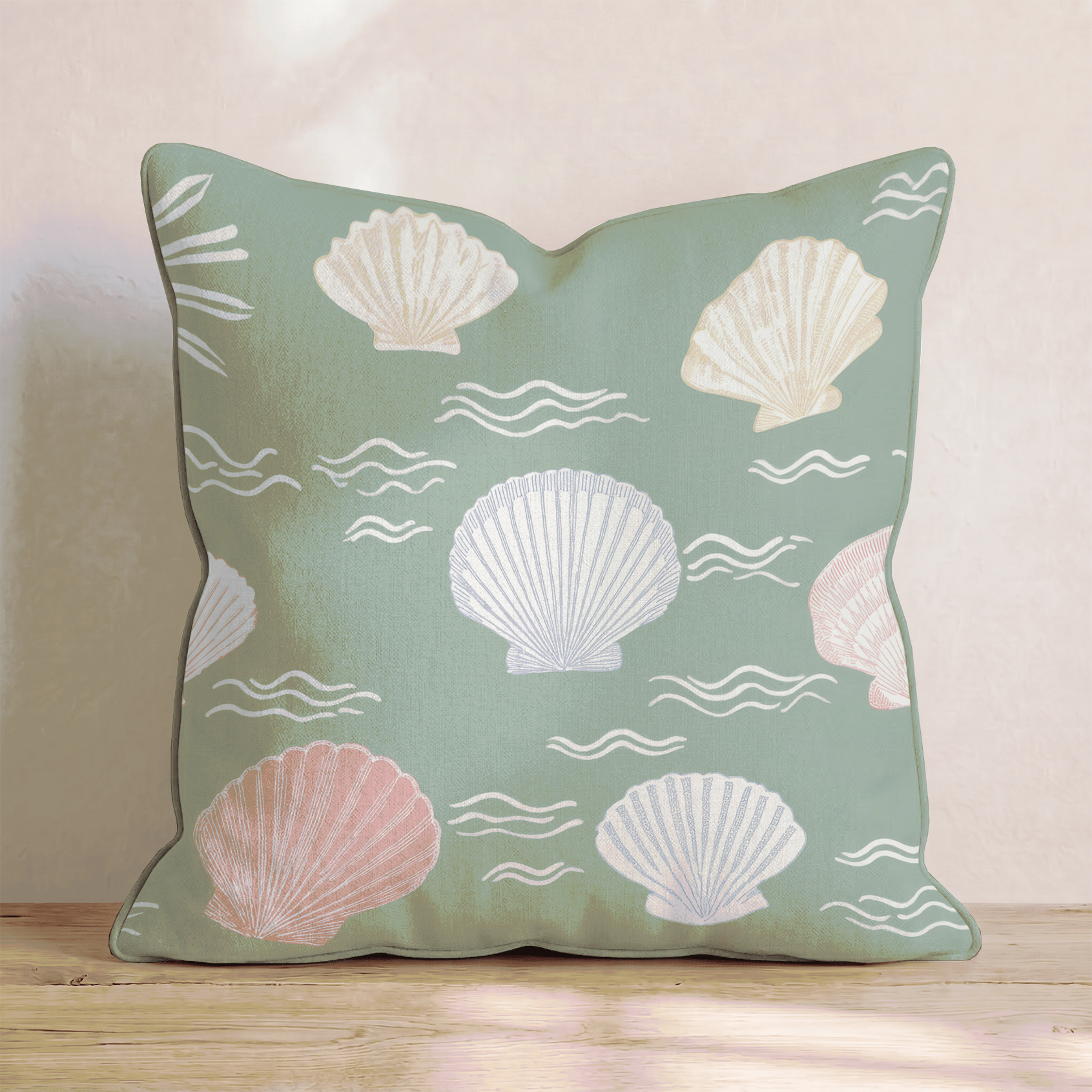 Ocean Treasures Throw Pillow - Benton Lane Home - Hillcroft Home