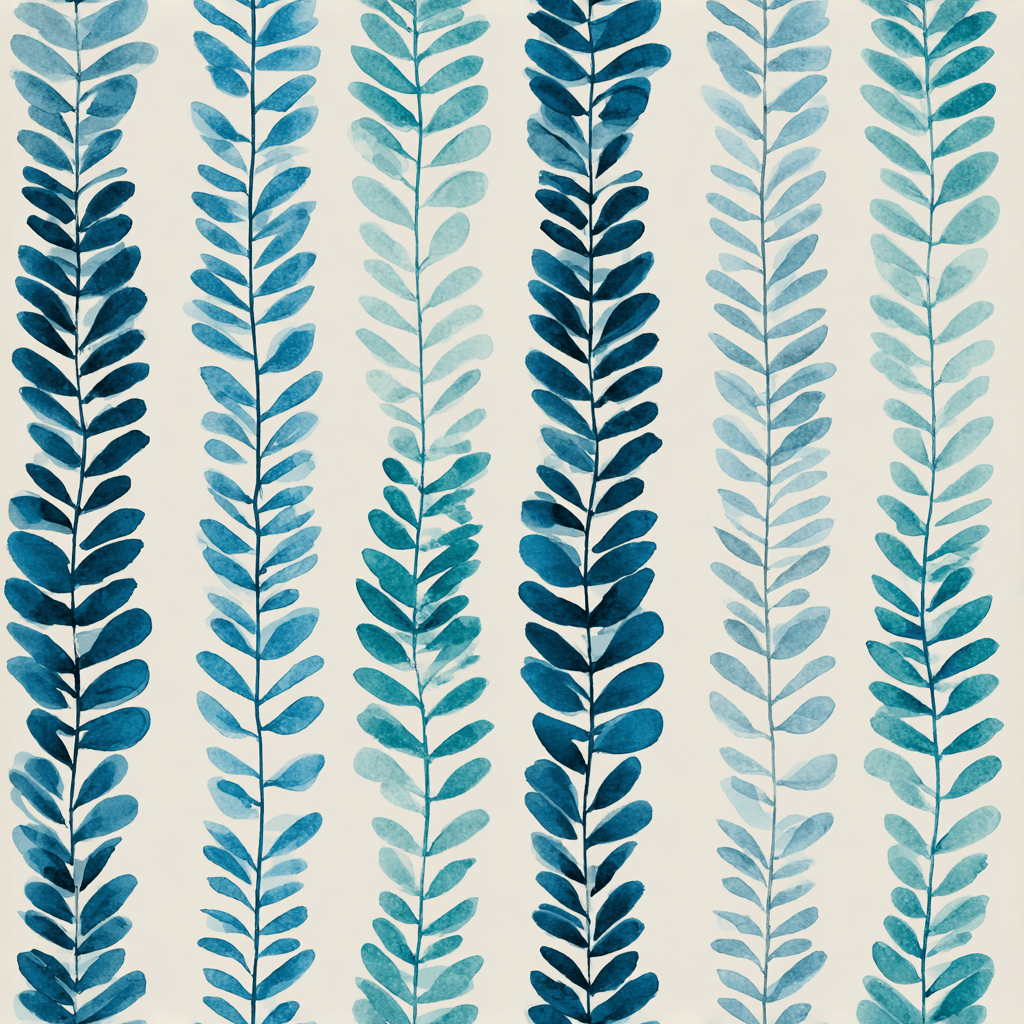 Ocean Vine Wallpaper - Benton Lane Home - Painted Paper