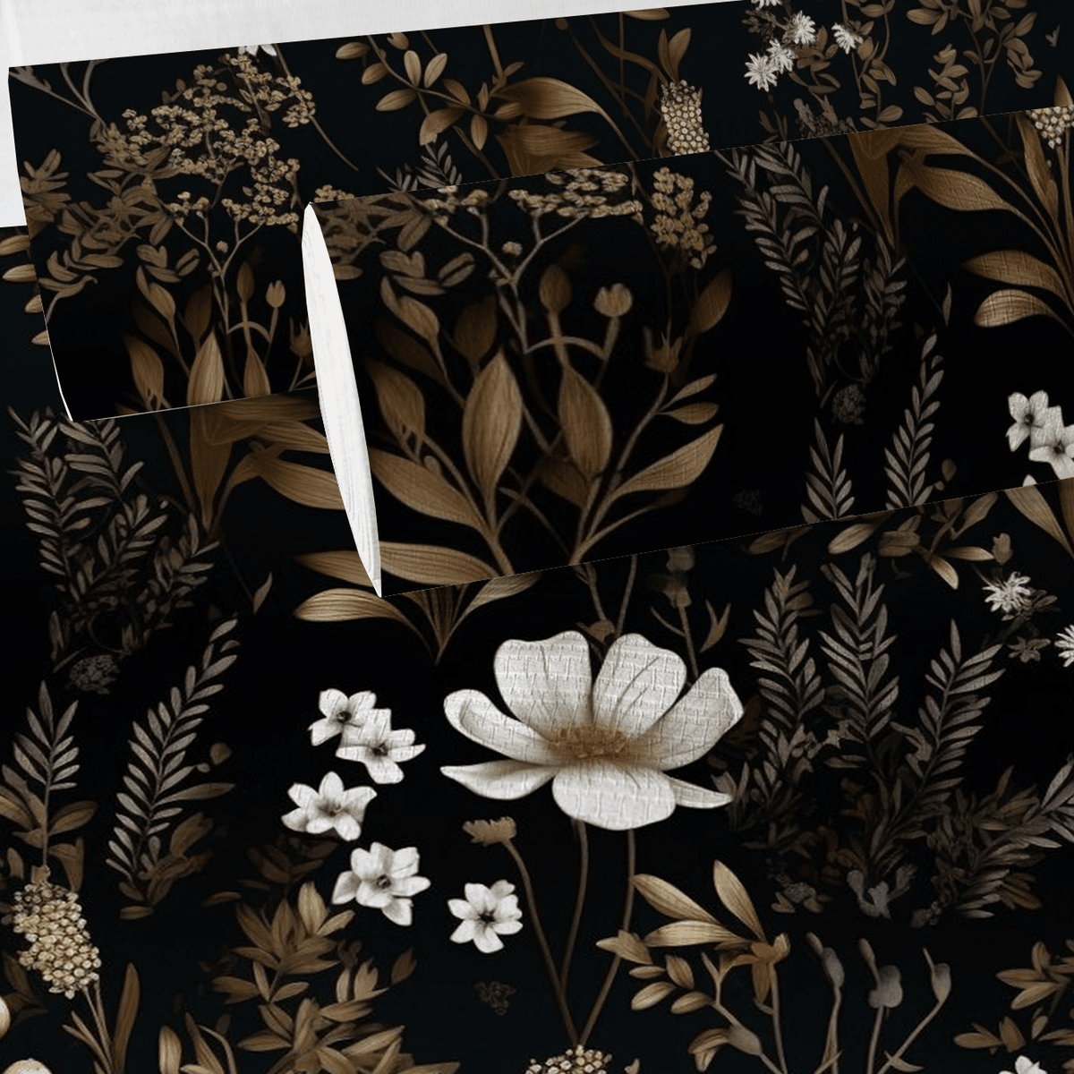 Odette Arboretum Faux Grasscloth Wallpaper - Painted Paper