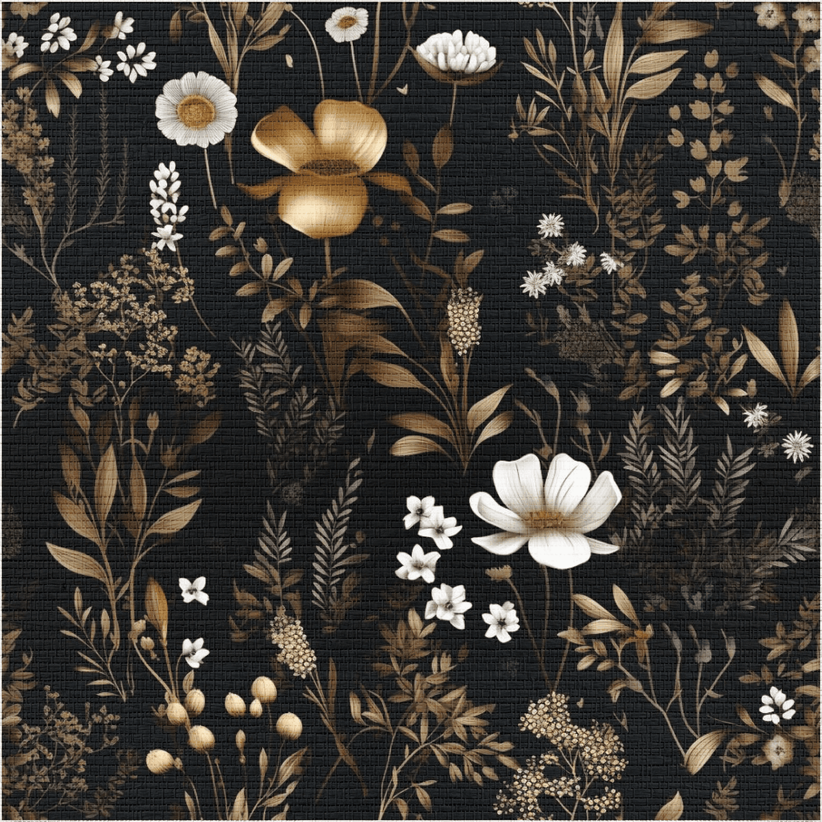 Odette Arboretum Faux Grasscloth Wallpaper - Painted Paper