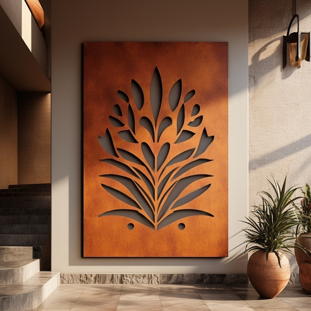 The Nordic Bloom - Metal Wall Art