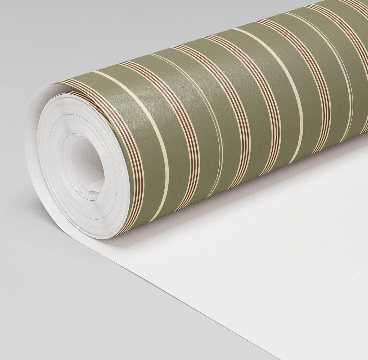 Old Mill Stripe Wallpaper - Painted Paper