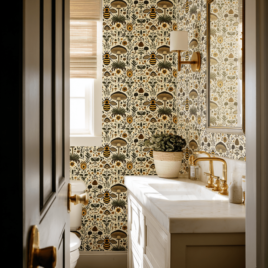 Oleander Wallpaper - Benton Lane Home - Painted Paper