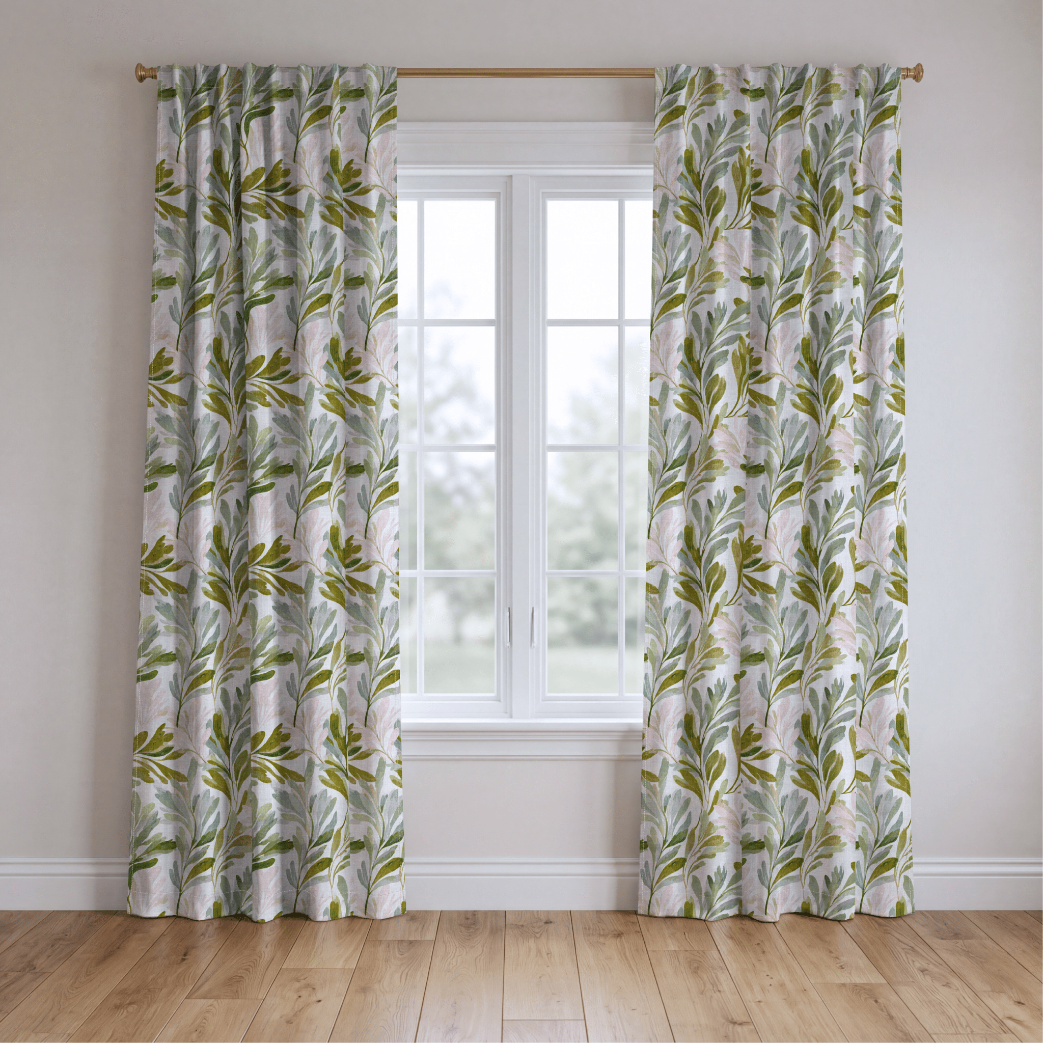 Olive Canopy - Drapery - Benton Lane Home - Lemon Park