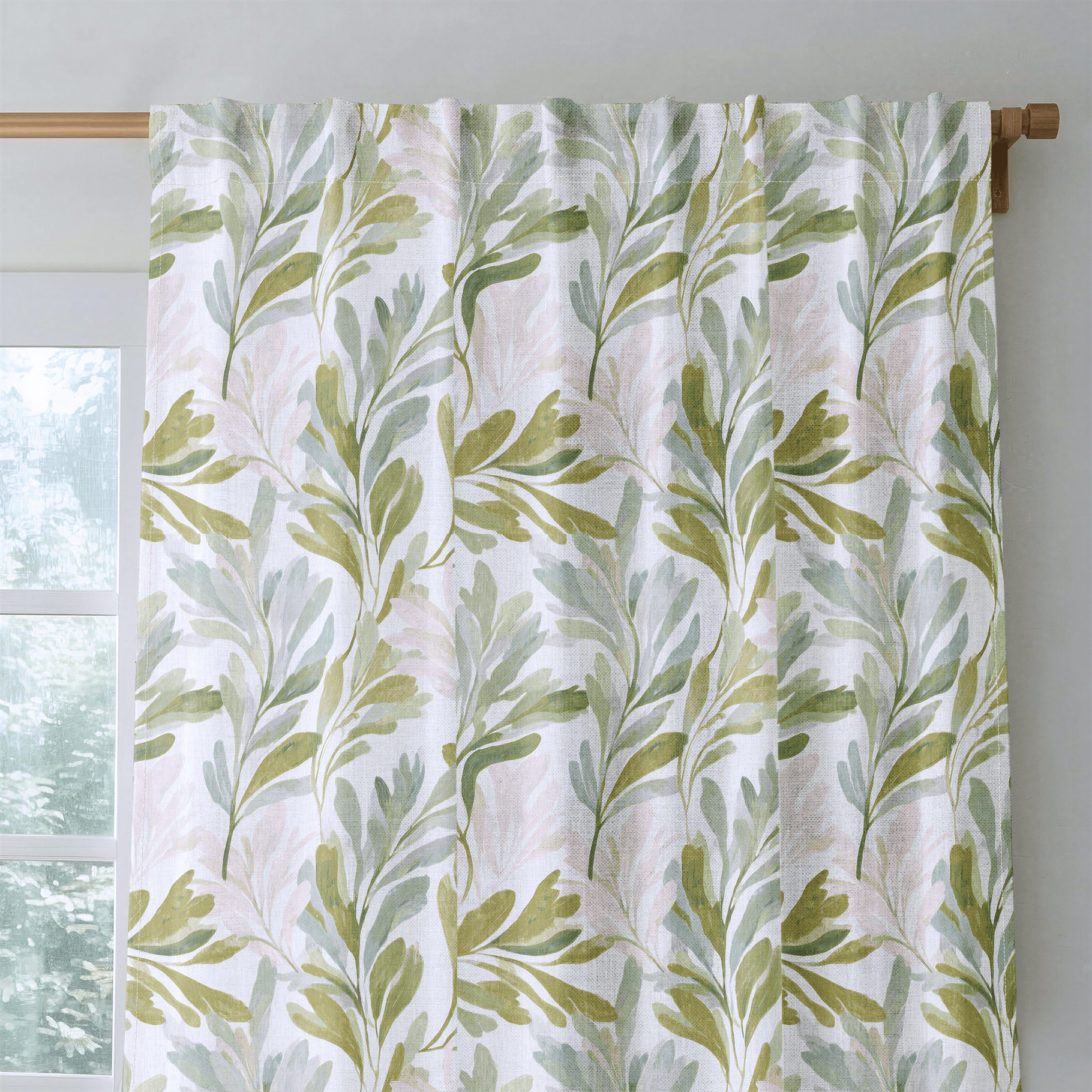 Olive Canopy - Drapery - Benton Lane Home - Lemon Park