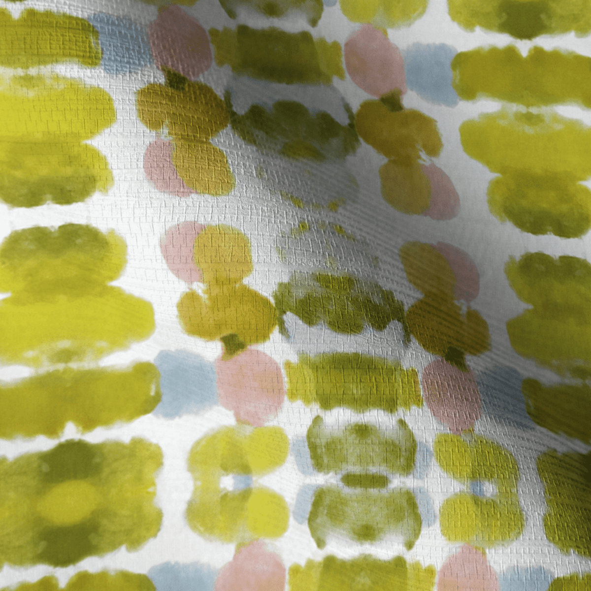 Olive Echo Faux Grasscloth Wallpaper - Lemon Park