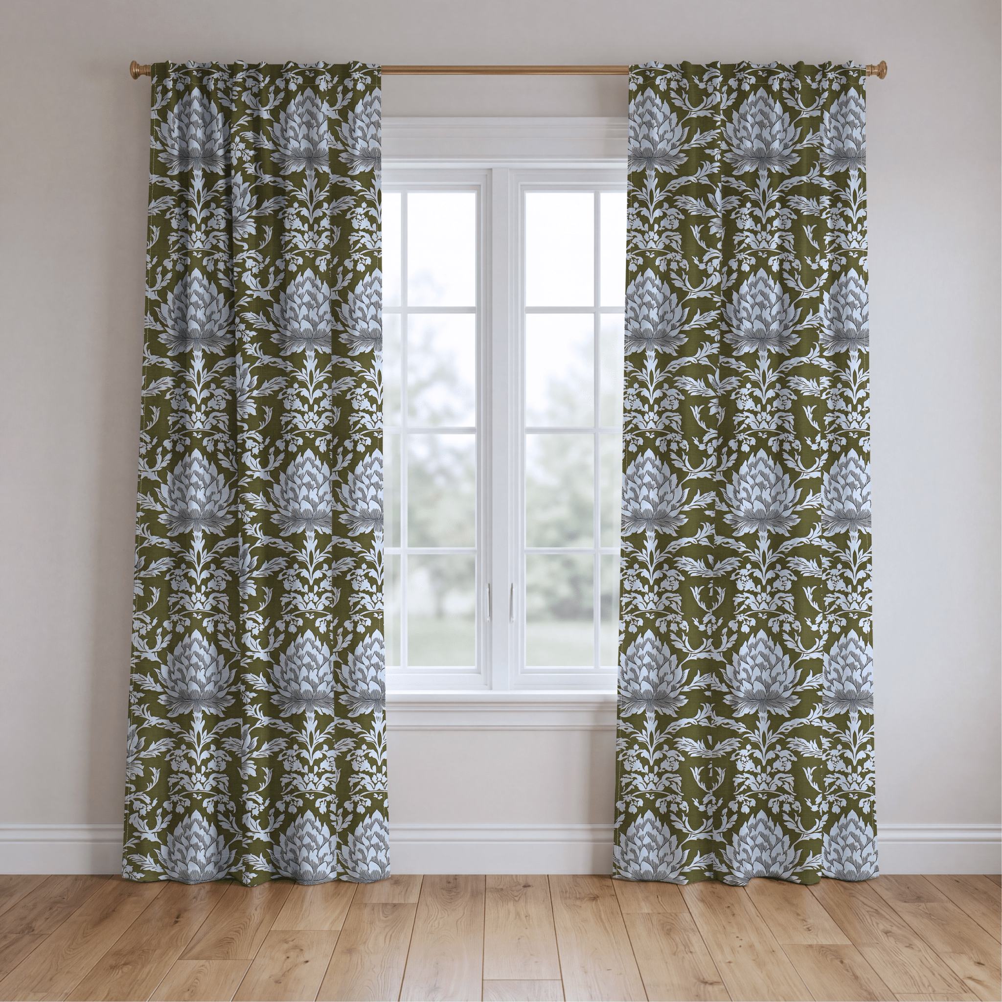 Olive Fancy - Drapery - Lemon Park