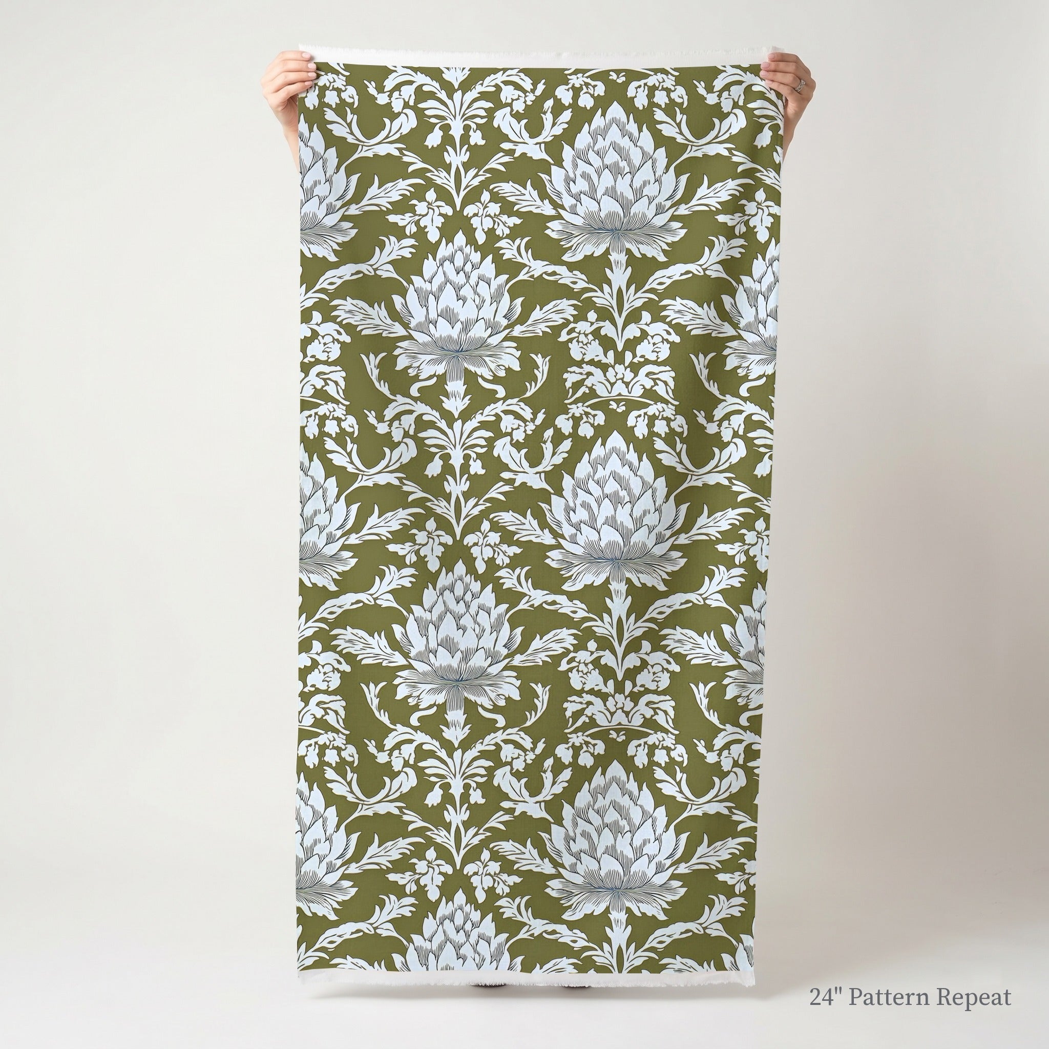 Olive Fancy - Fabric - Benton Lane Home - Lemon Park