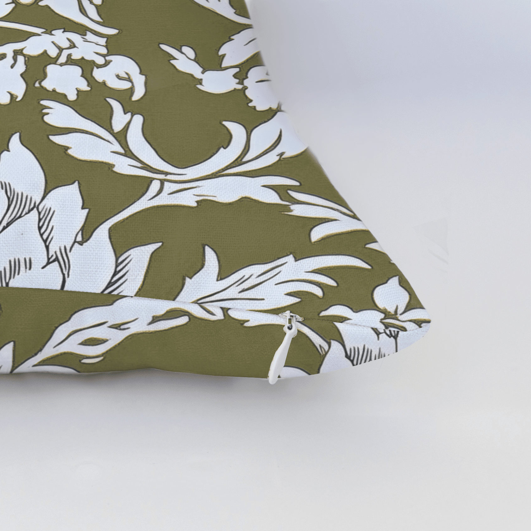 Olive Fancy Throw Pillow - Benton Lane Home - Lemon Park