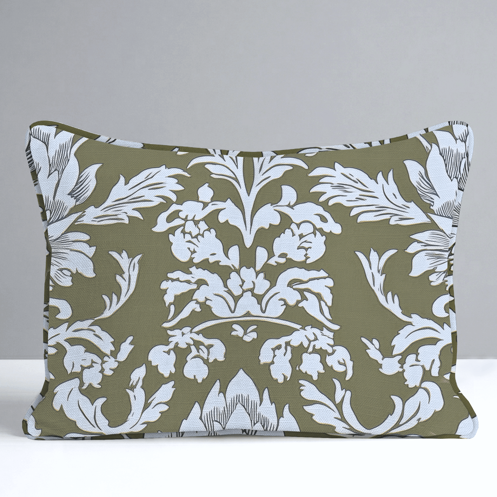 Olive Fancy Throw Pillow - Benton Lane Home - Lemon Park