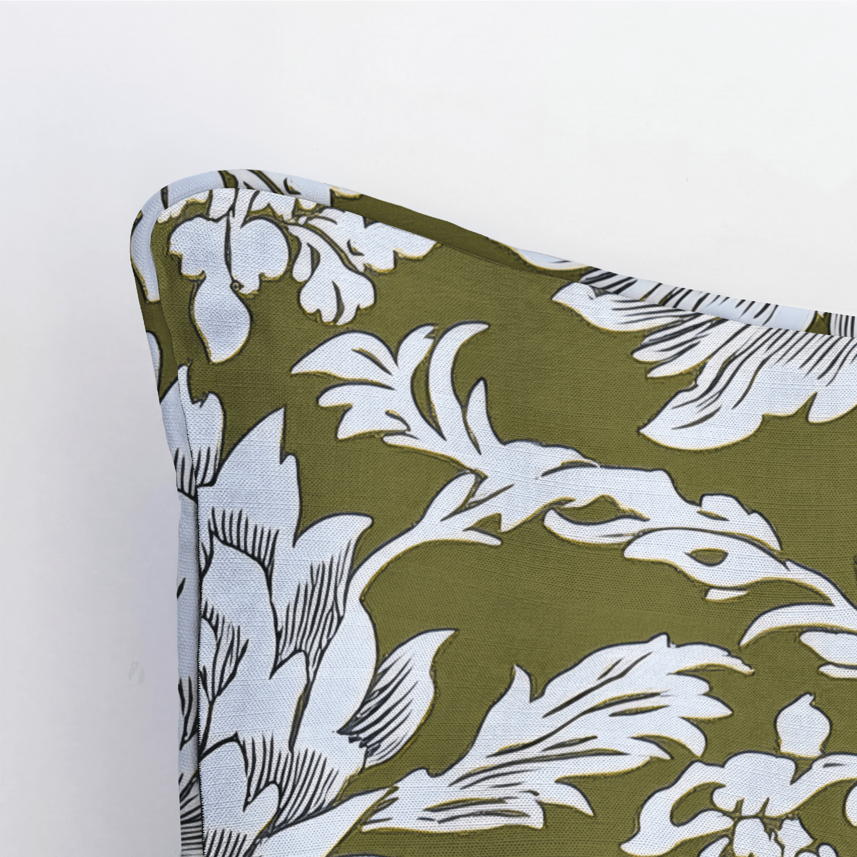 Olive Fancy Throw Pillow - Benton Lane Home - Lemon Park