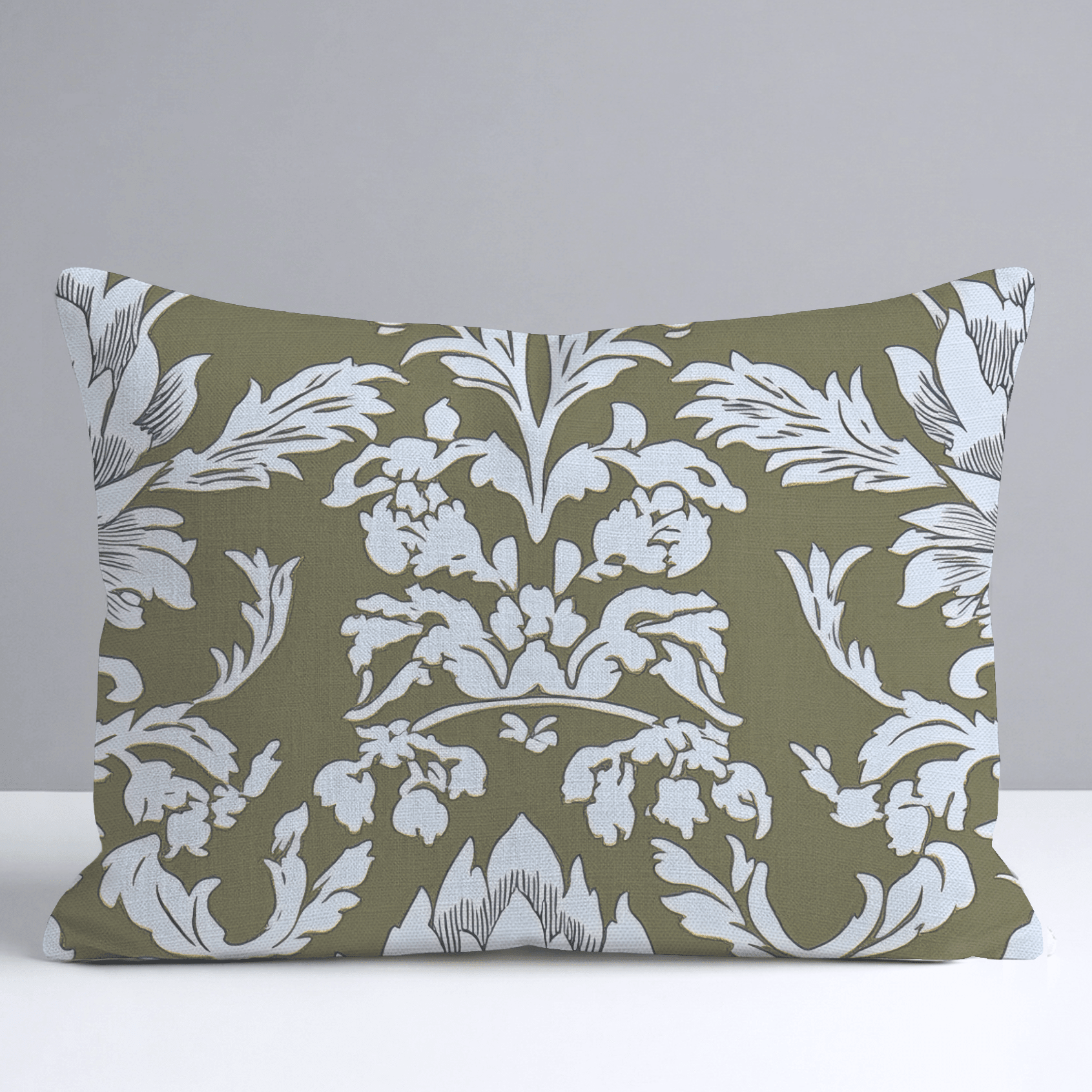 Olive Fancy Throw Pillow - Benton Lane Home - Lemon Park