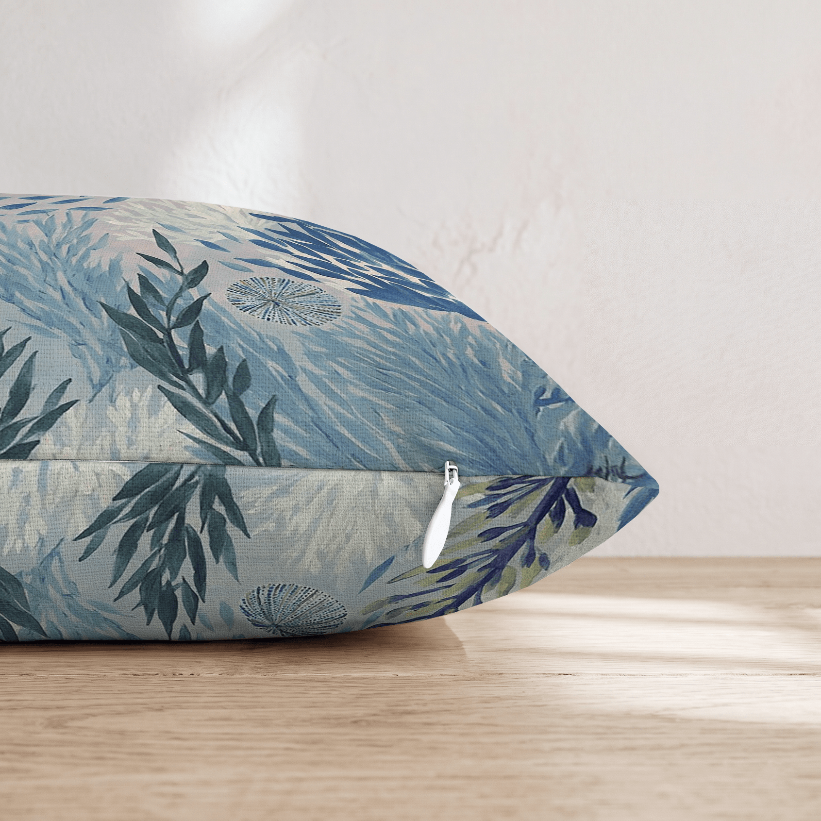 Ombre Ocean Throw Pillow - Hillcroft Home