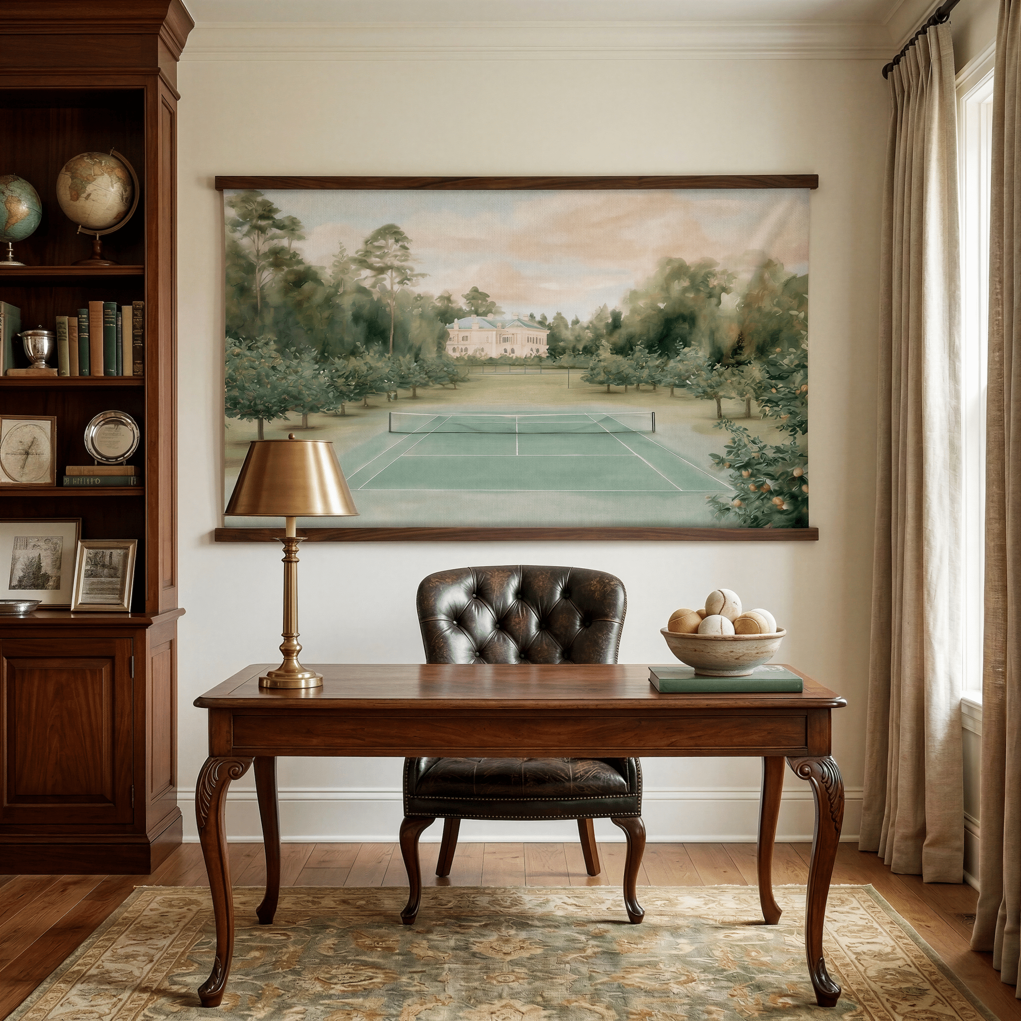 On the Courts - Tapestry - Benton Lane Home - Lemon Park