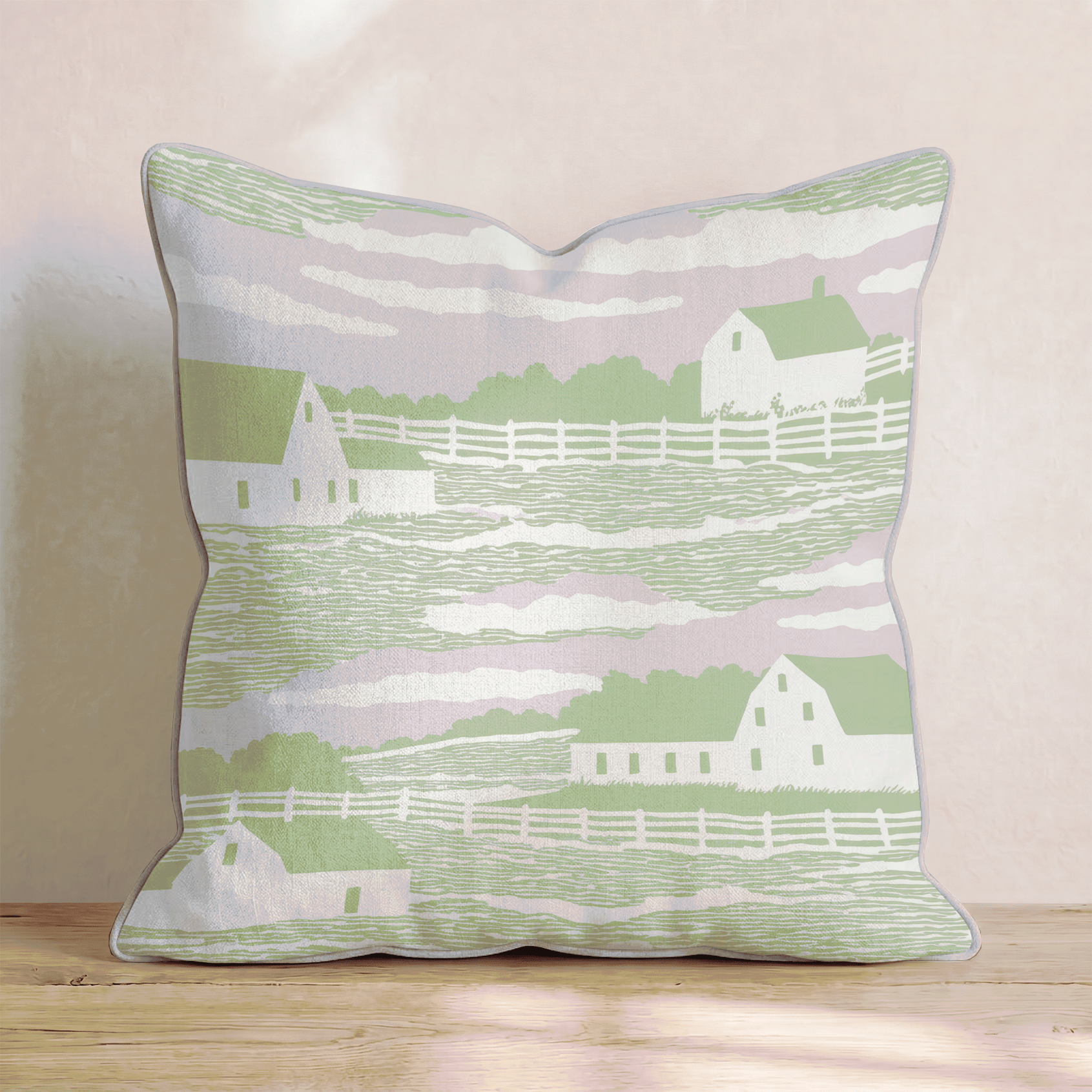 On the Farm Throw Pillow - Benton Lane Home - Hillcroft Home