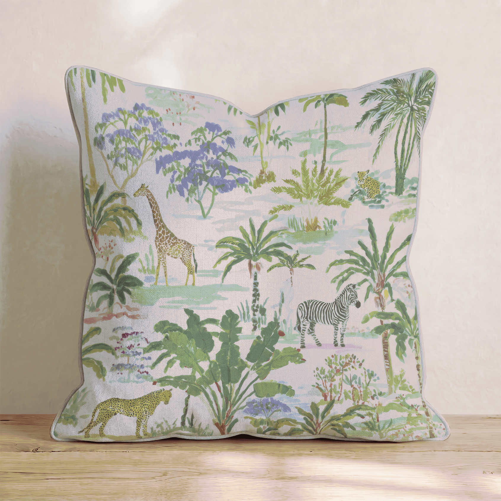 On The Safari Throw Pillow - Benton Lane Home - Hillcroft Home