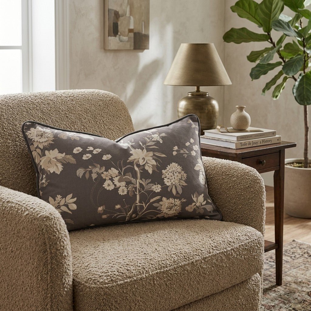 Ondine Wreath Throw Pillow - Hillcroft Home