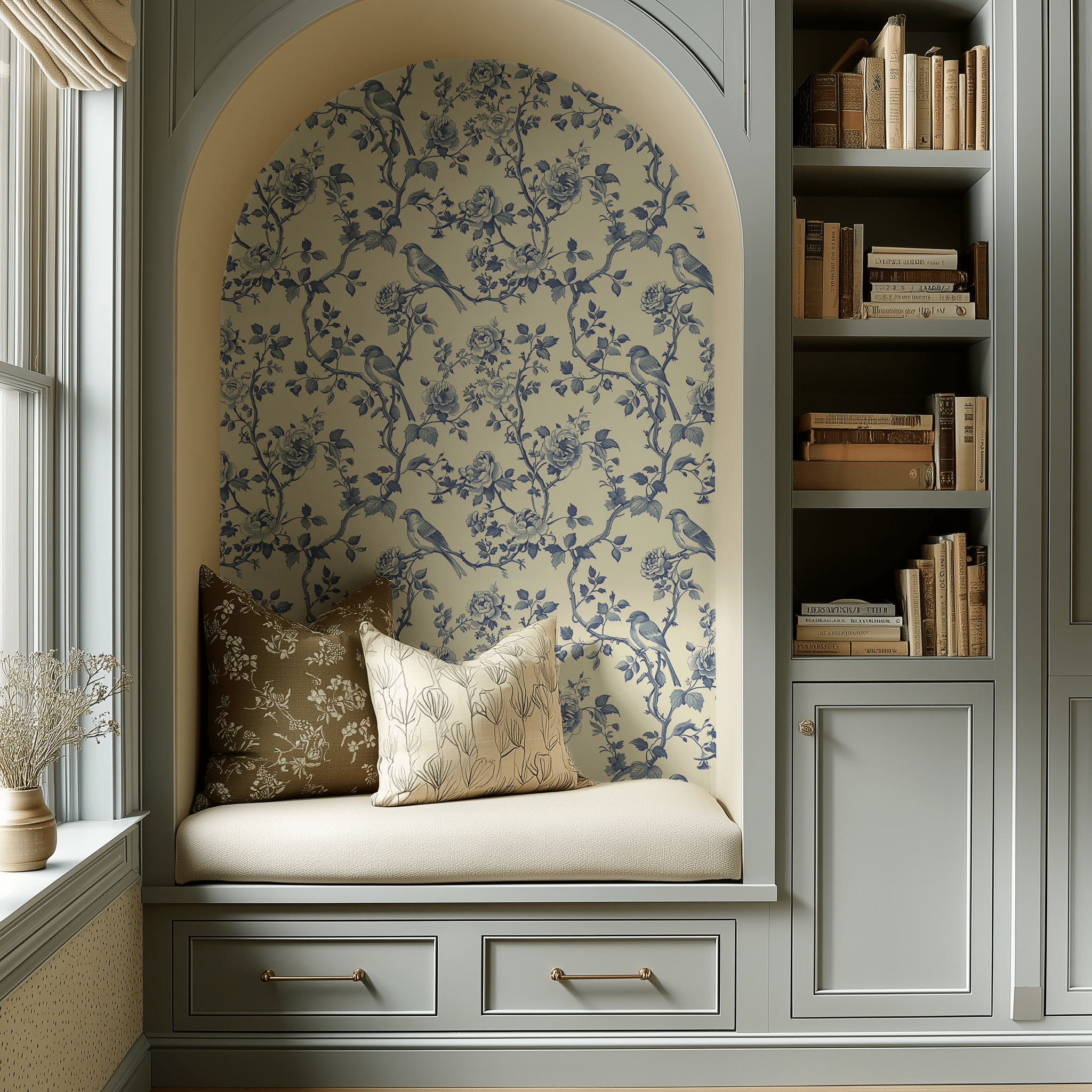 Oona Wallpaper - Benton Lane Home - Painted Paper
