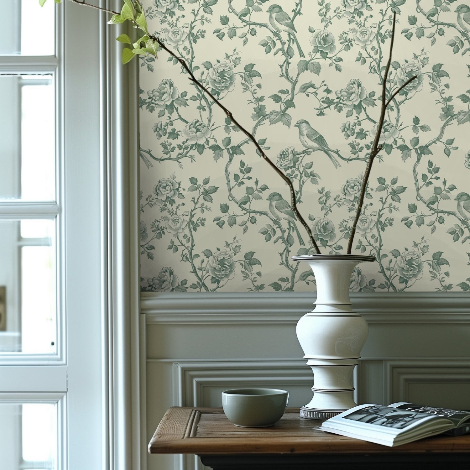 Oona Wallpaper - Benton Lane Home - Painted Paper