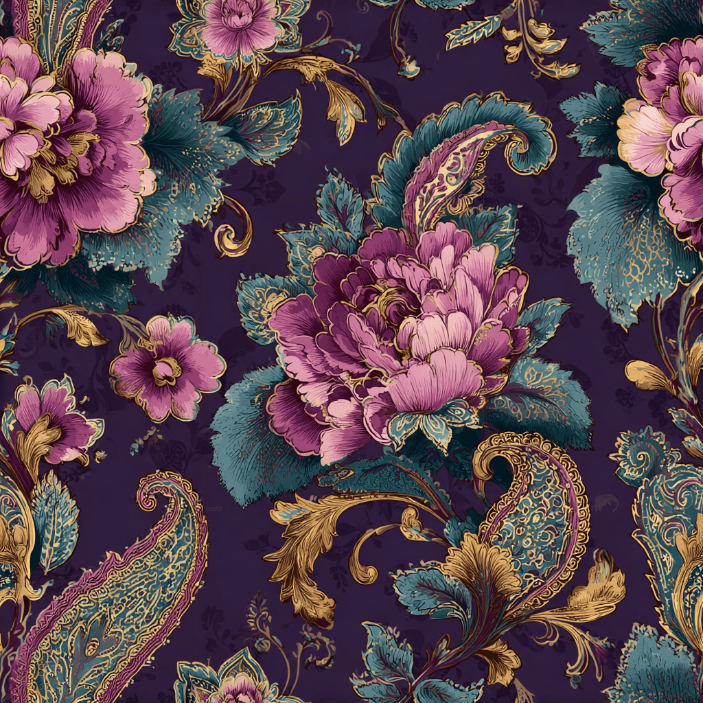 Opal Bloom Wallpaper - Benton Lane Home - Painted Paper