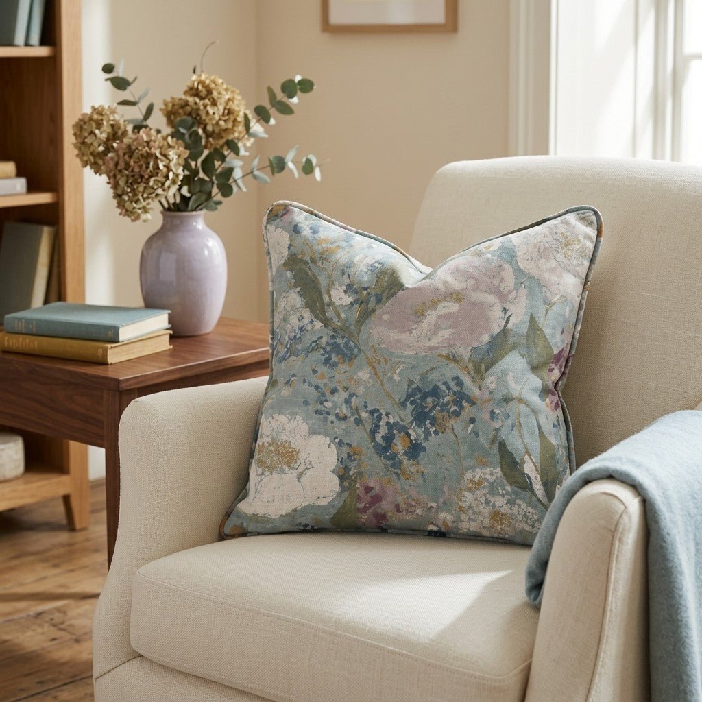 Open Petal Throw Pillow - Benton Lane Home - Lemon Park